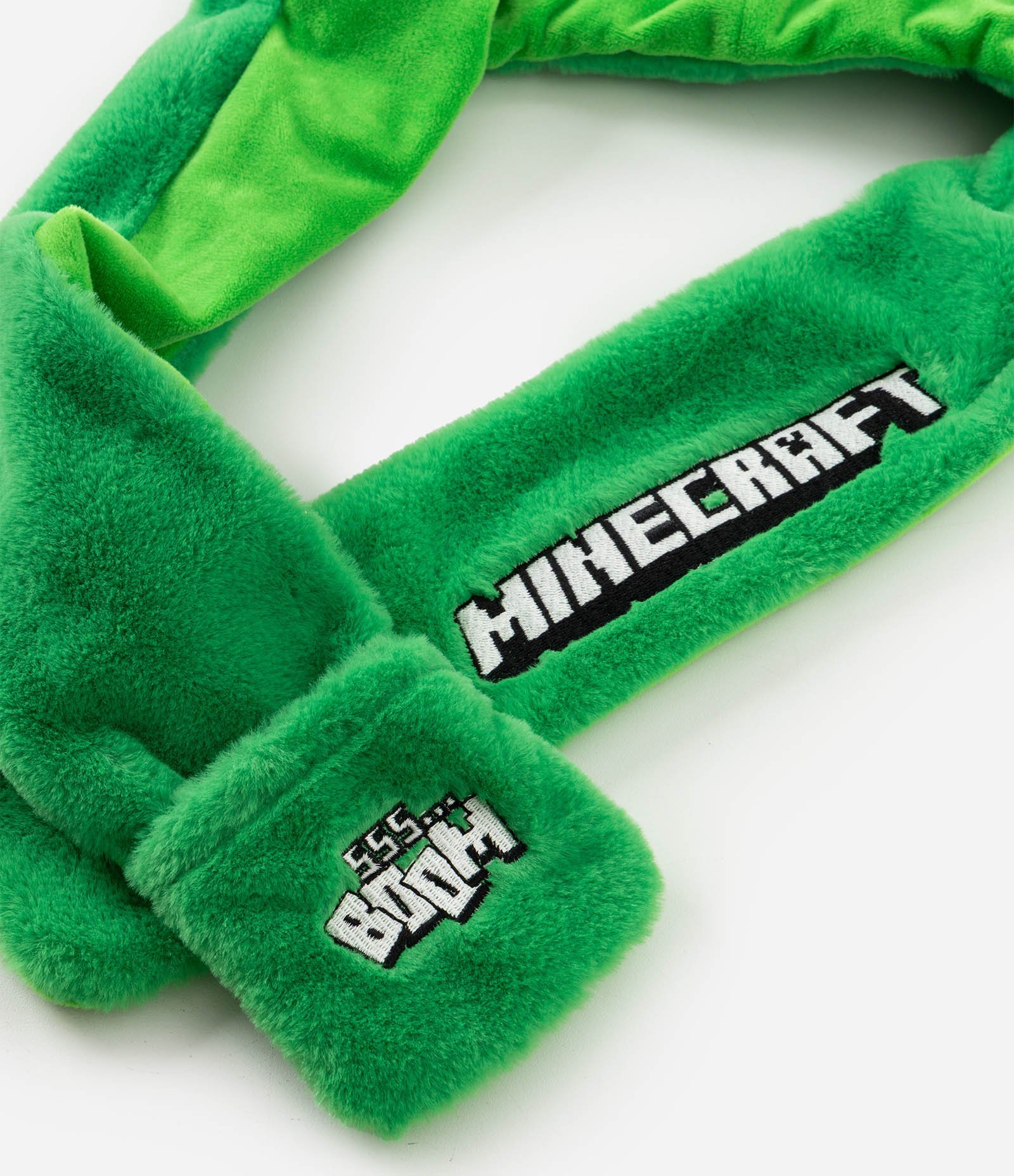 Touca Infantil em Tricô Minecraft Alongada com Bolsos – Tam U Verde 5