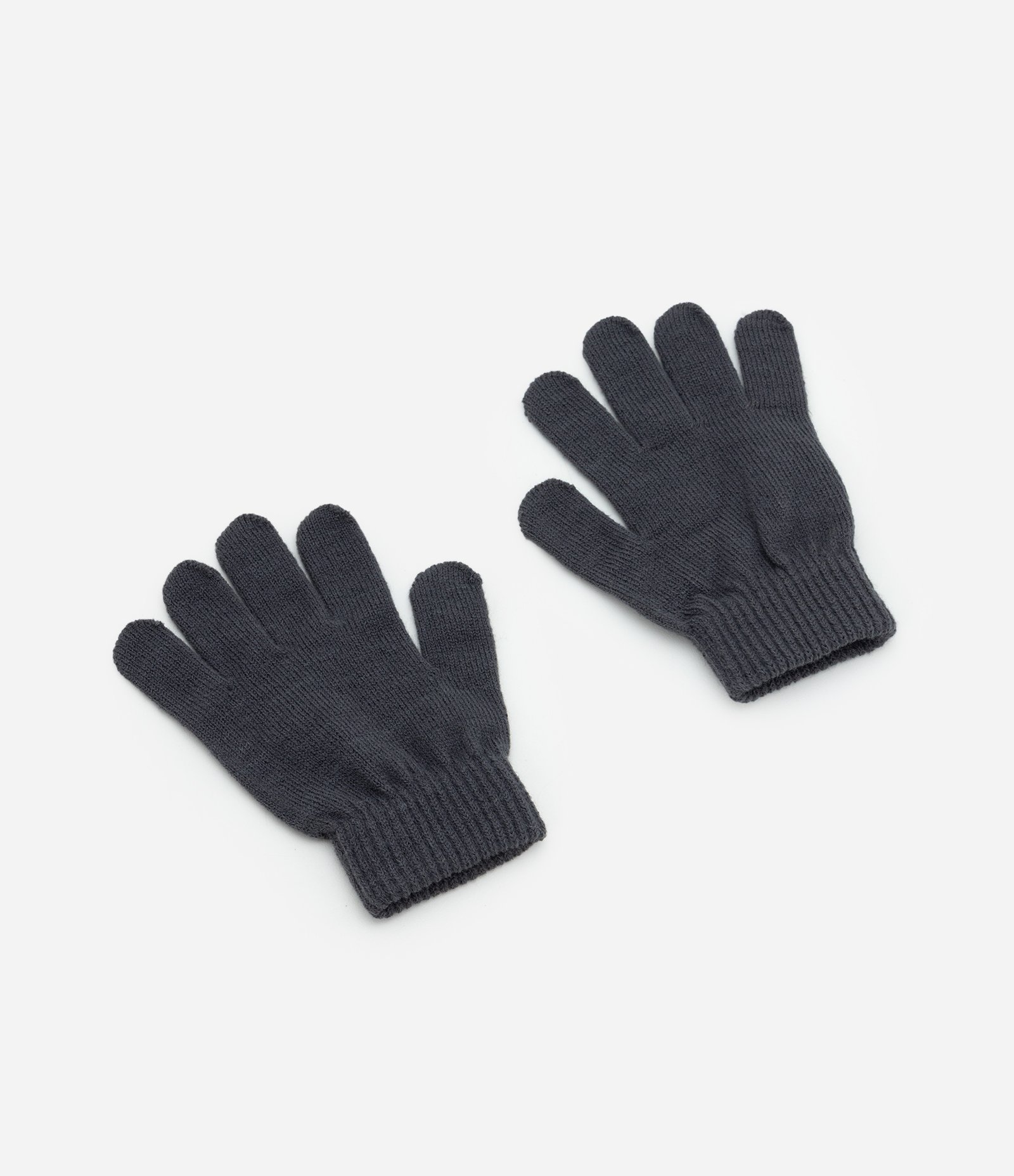 Luva Infantil em Tricô Leve  – Tam 3 a 12 Cinza 1