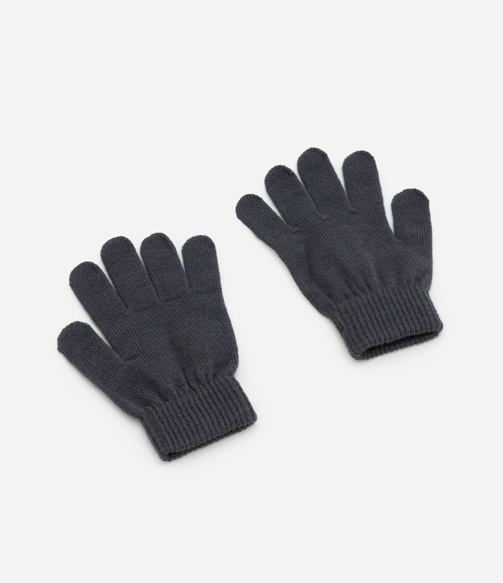 Luva Infantil em Tricô Leve  – Tam 3 a 12 Cinza 2