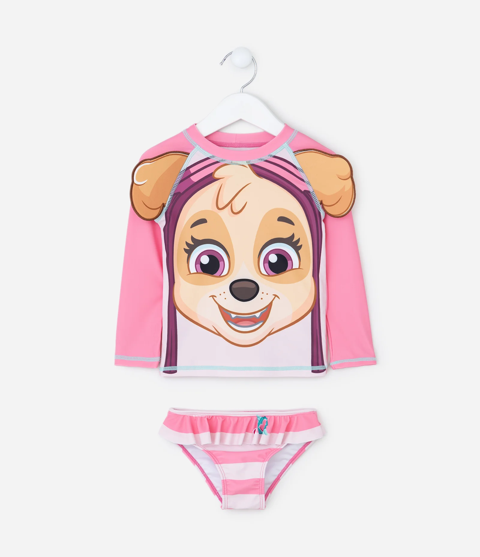 Conjunto Infantil UV Skye com Blusa e Calcinha – Tam 6 Meses a 4 Anos Rosa 1