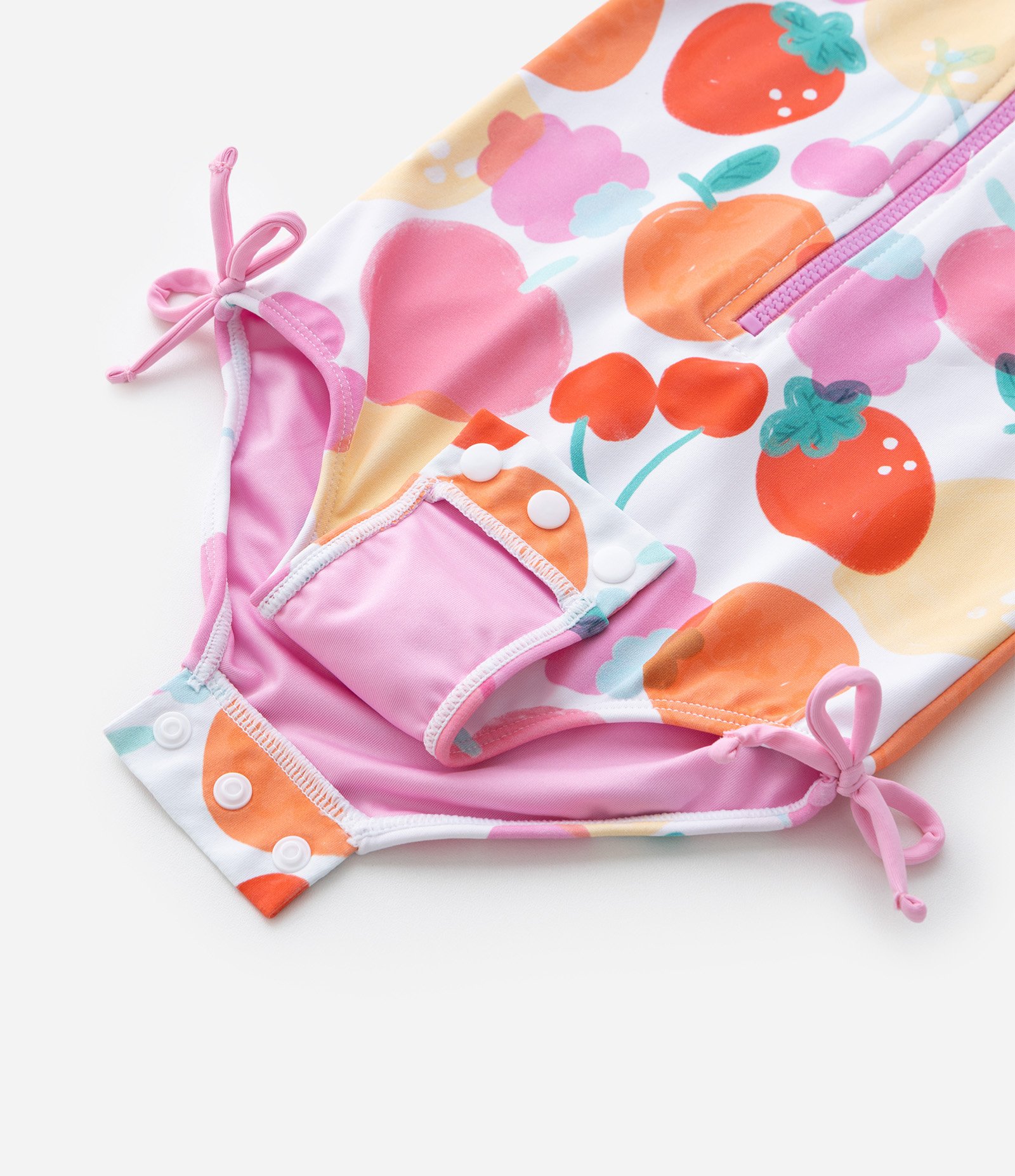 Maiô Infantil com Proteção UV e Estampa de Frutas– Tam 6 a 4 Anos Multicores 3