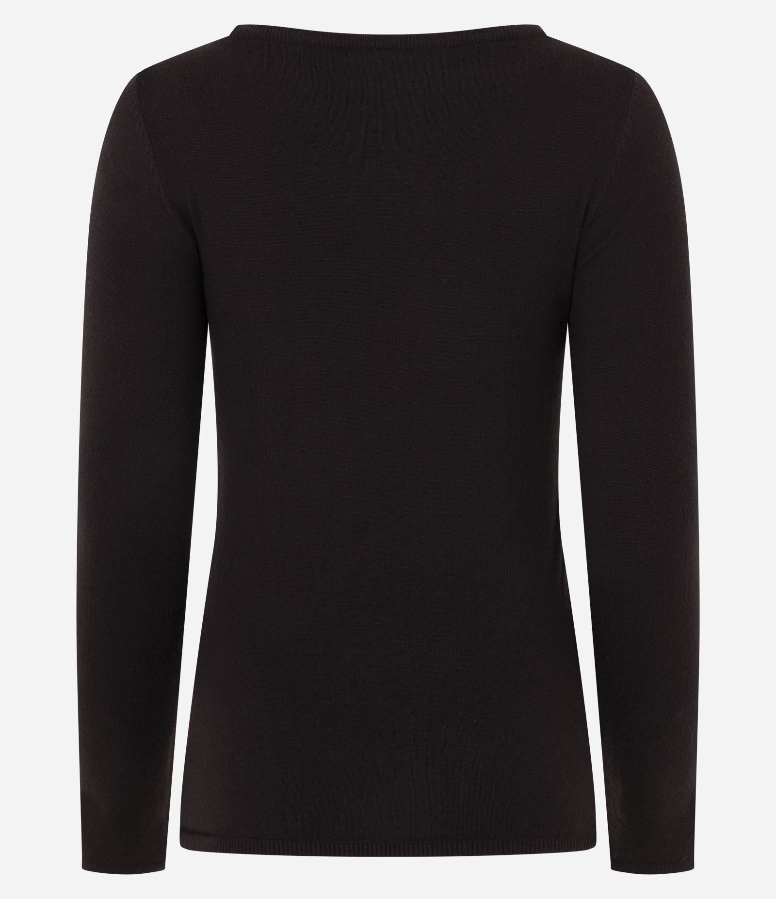 Sueter Tricô em Viscose com Decote Canoa Marrom Escuro 6