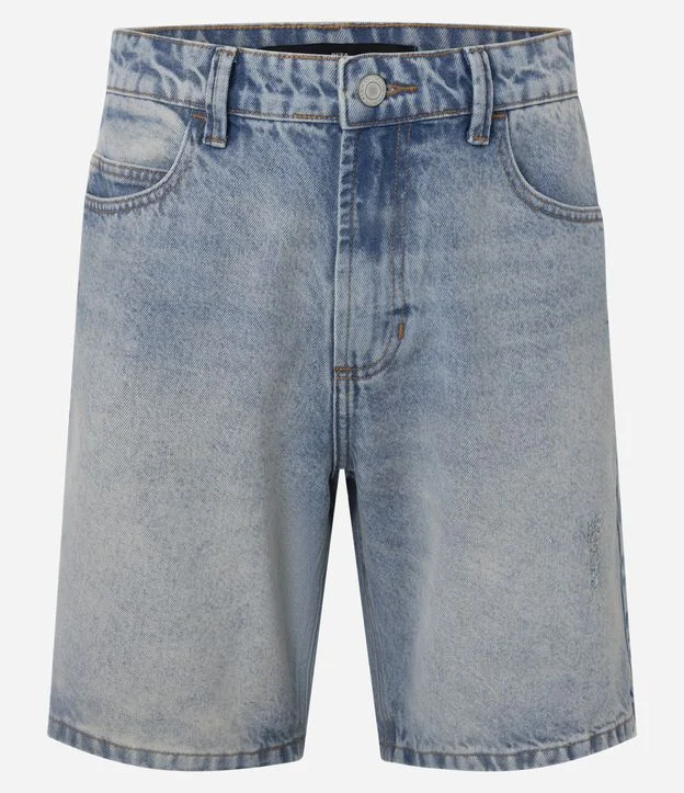 Bermuda Reta em Jeans