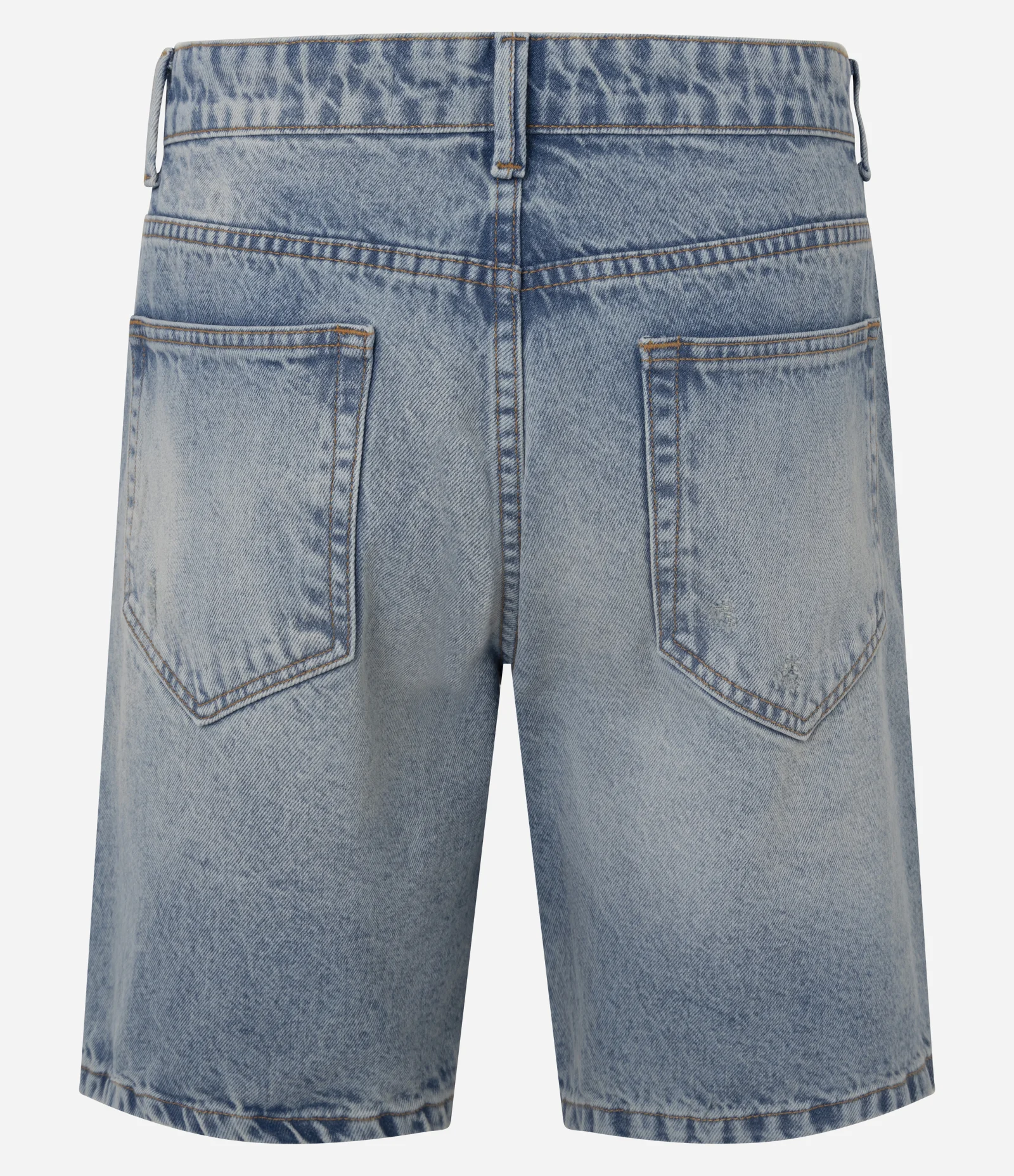 Bermuda Reta em Jeans Azul 2