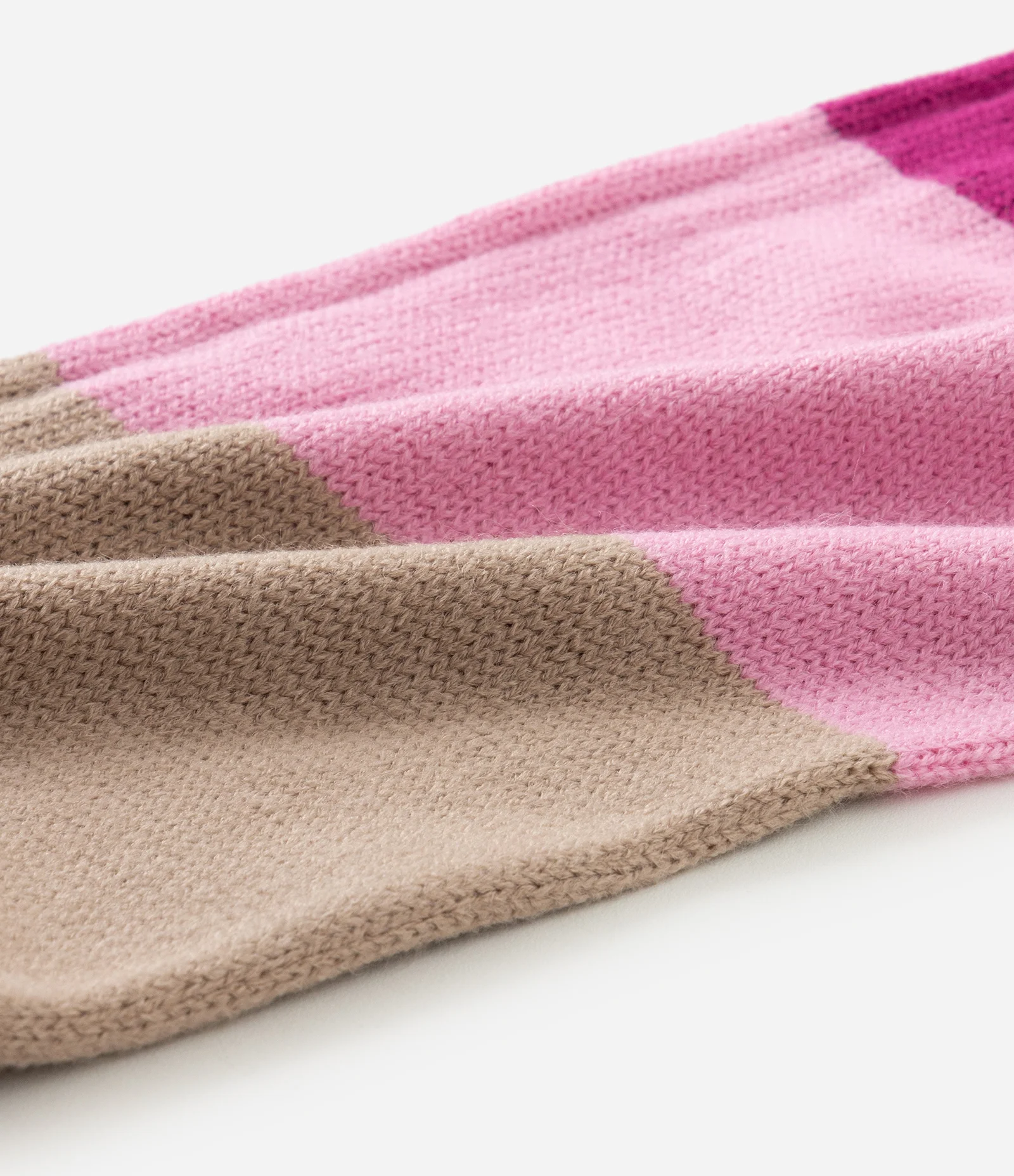 Cachecol Infantil em Tricô Listrado com Franjas – Tam U Sortido 3