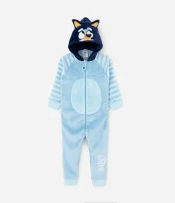 Pijama Infantil com Capuz Bluey – Tam 2 a 8 Anos
