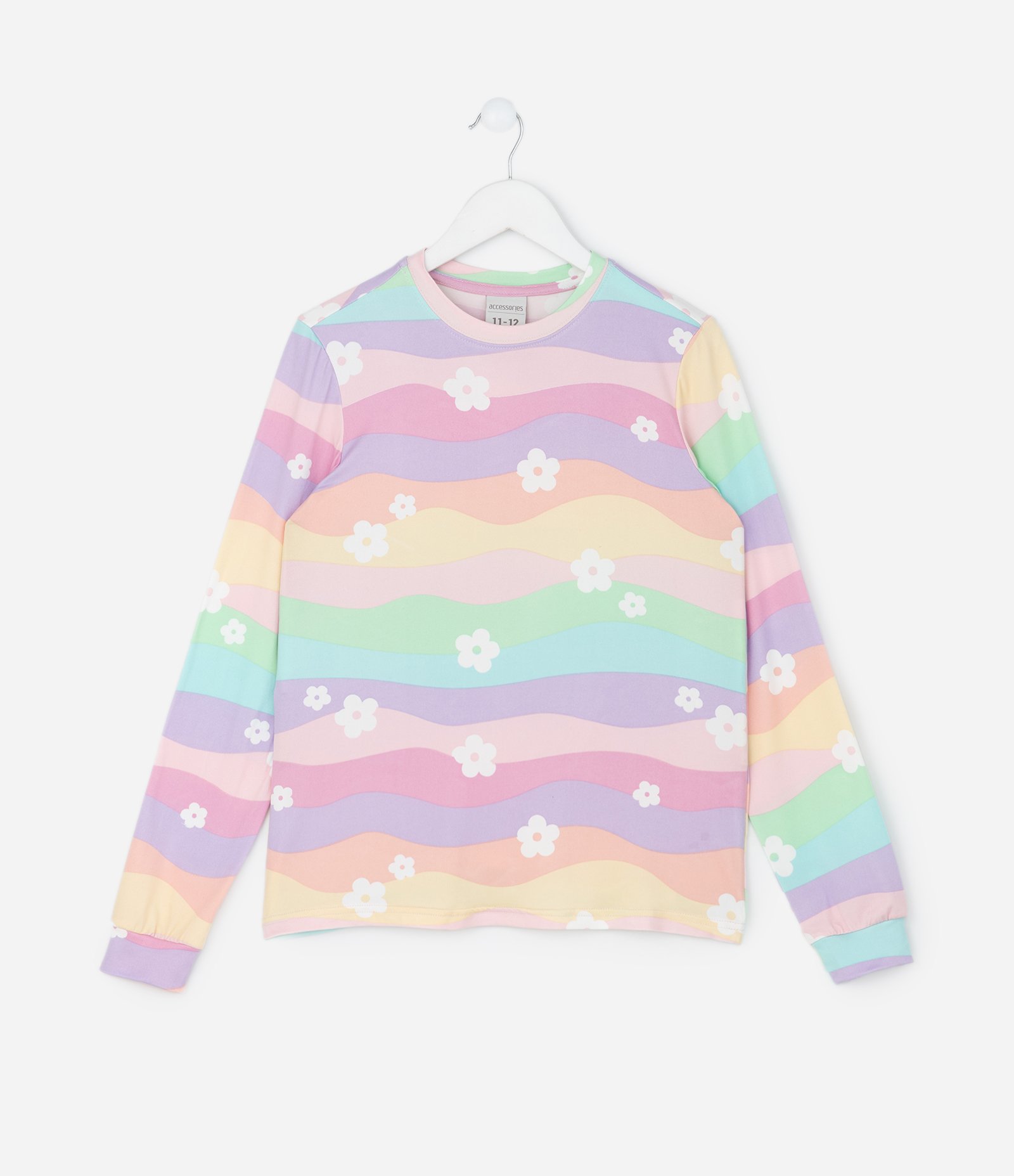 Pijama Longo Infantil com Estampa Colorida - Tam 7 A 16 Anos Multicores 2