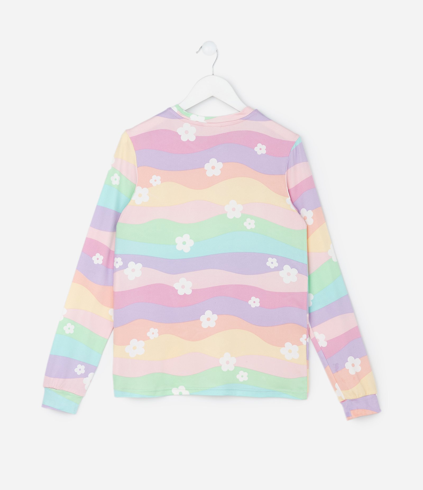 Pijama Longo Infantil com Estampa Colorida - Tam 7 A 16 Anos Multicores 3