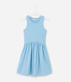 Vestido Infantil Sem Manga em Ribana - Tam 5 a 14 Anos