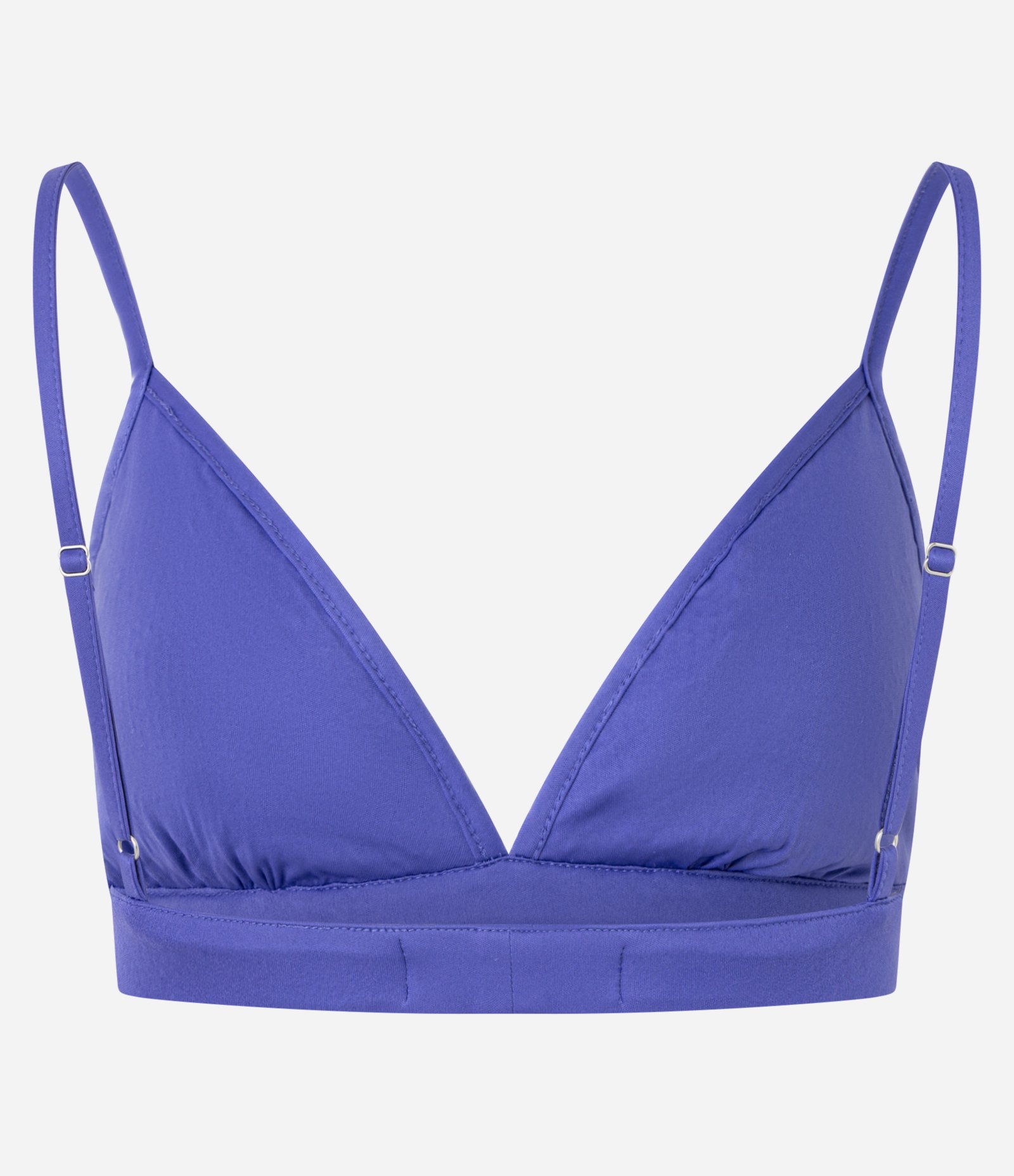 Blusa Top em Paetê com Decote V Azul 3