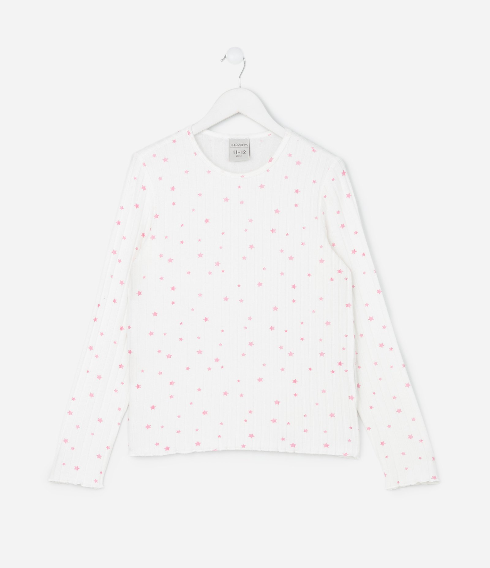 Pijama Infantil com Estampa de Estrelas – Tam 5 a 16 Anos Branco 2