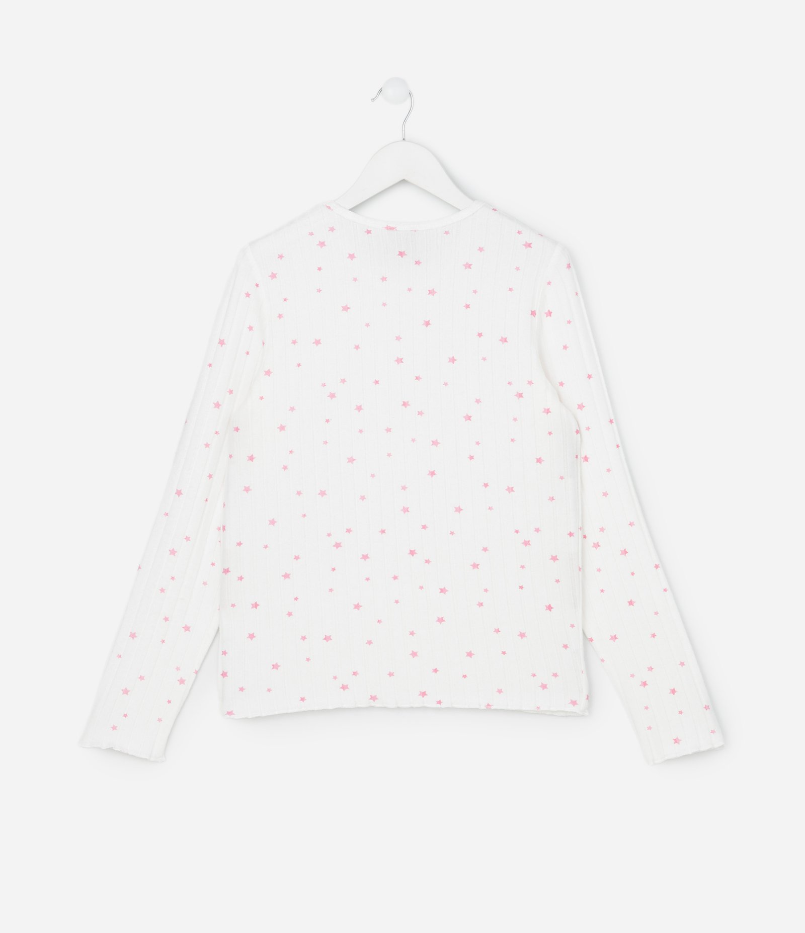 Pijama Infantil com Estampa de Estrelas – Tam 5 a 16 Anos Branco 3