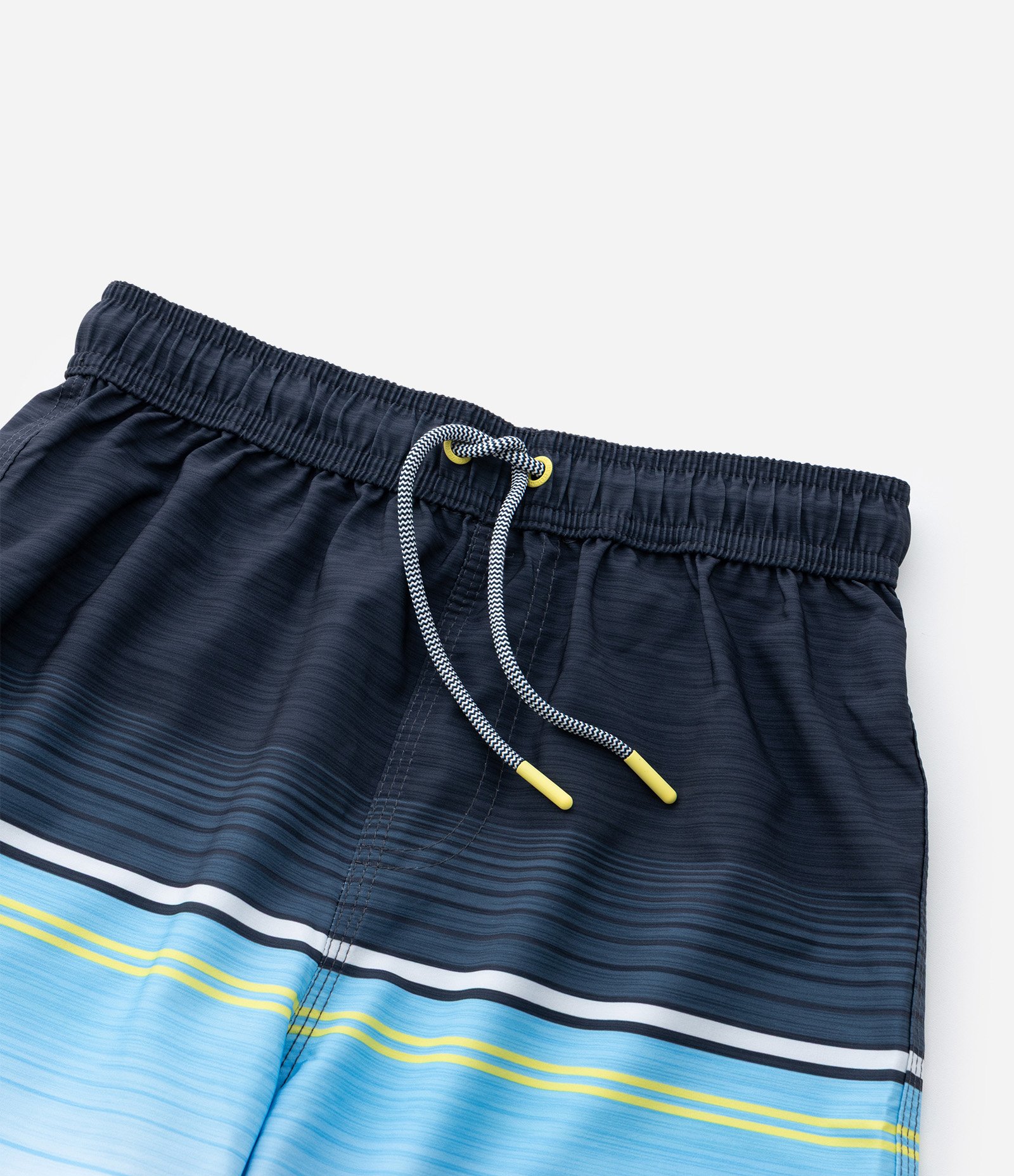 Bermuda Infantil de Banho com Estampa de Listras -Tam 5 a 14 Anos Azul 6