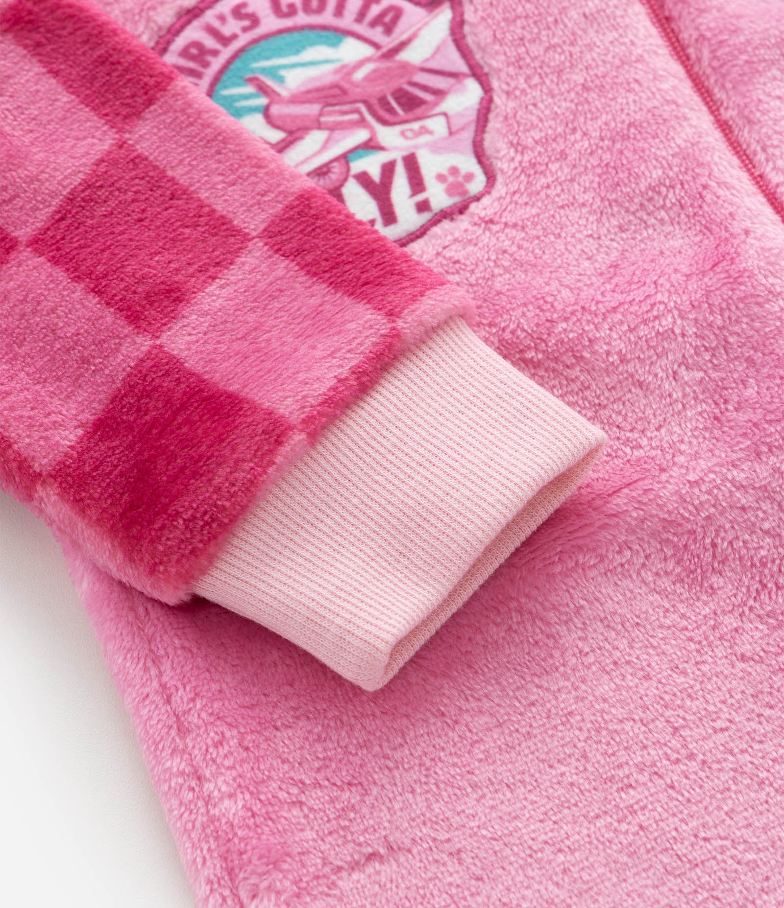 Pijama Infantil com Capuz Skye Patrulha Canina – Tam 2 a 6 Anos Rosa 5