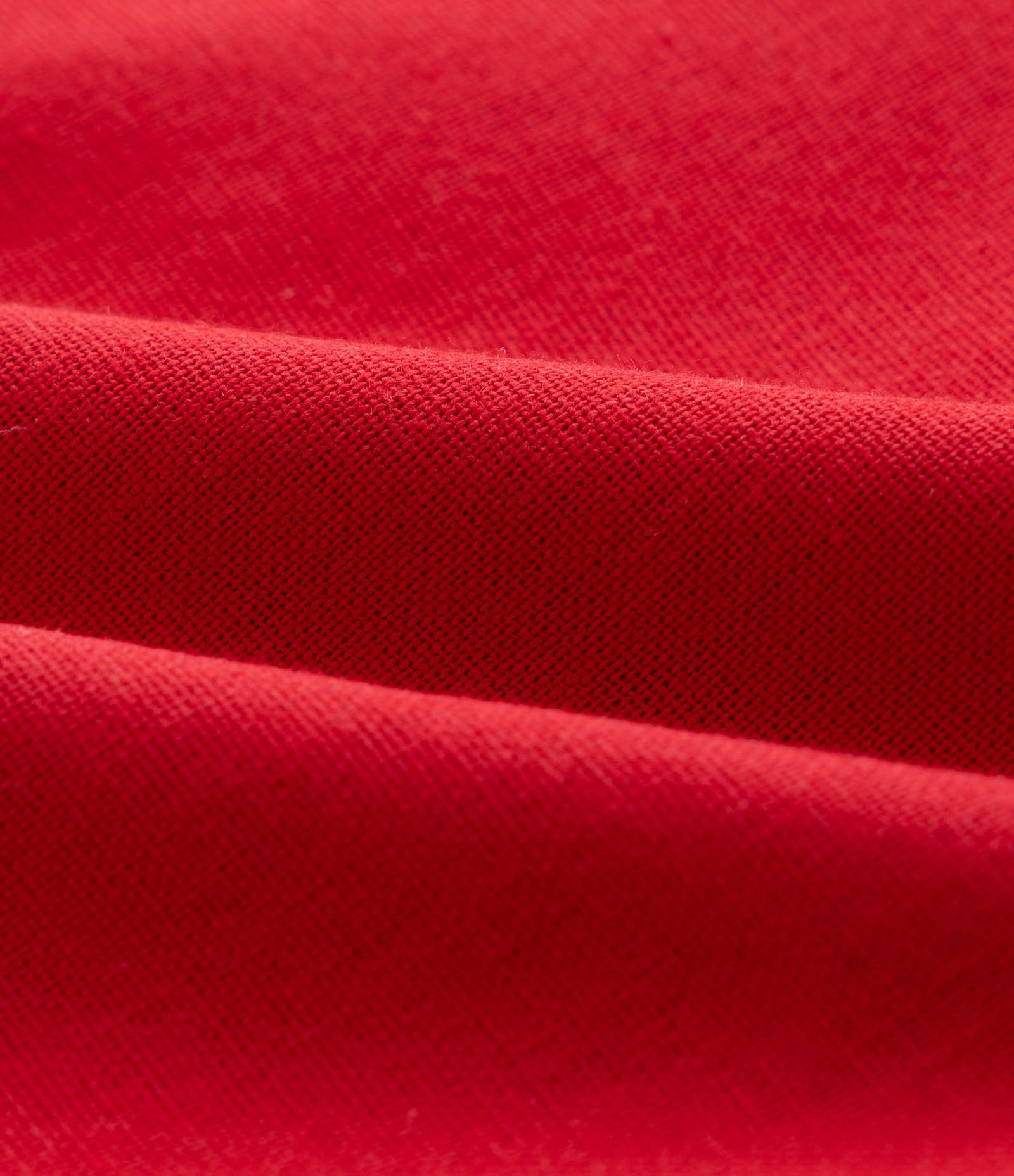 Short Saia em Viscolinho com Barra Diferenciada com Lacinhos - Tam 7 a 14 Anos Vermelho 3