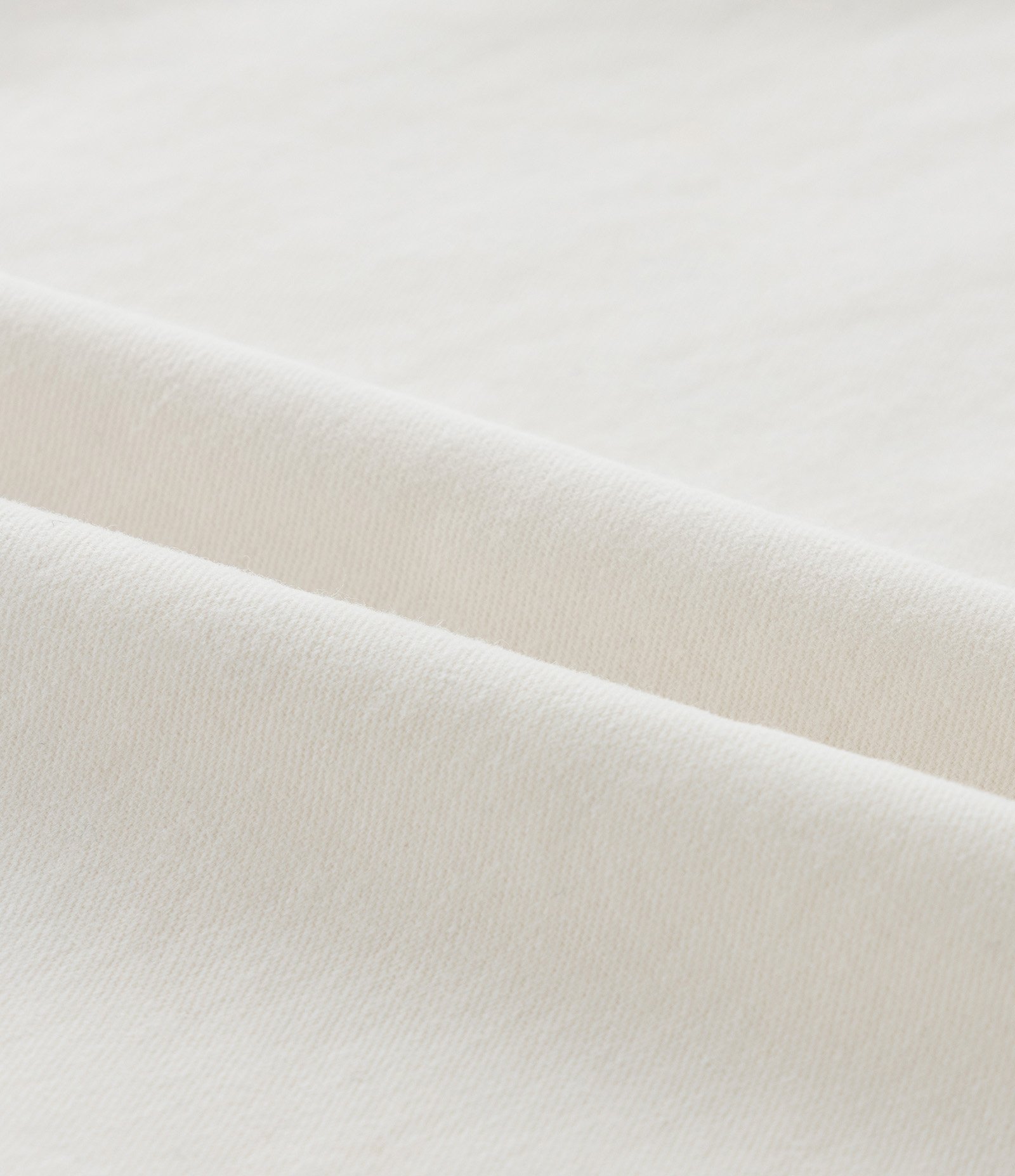 Blusa em Sarja Transpassada com Faixa para Amarração Off White 10