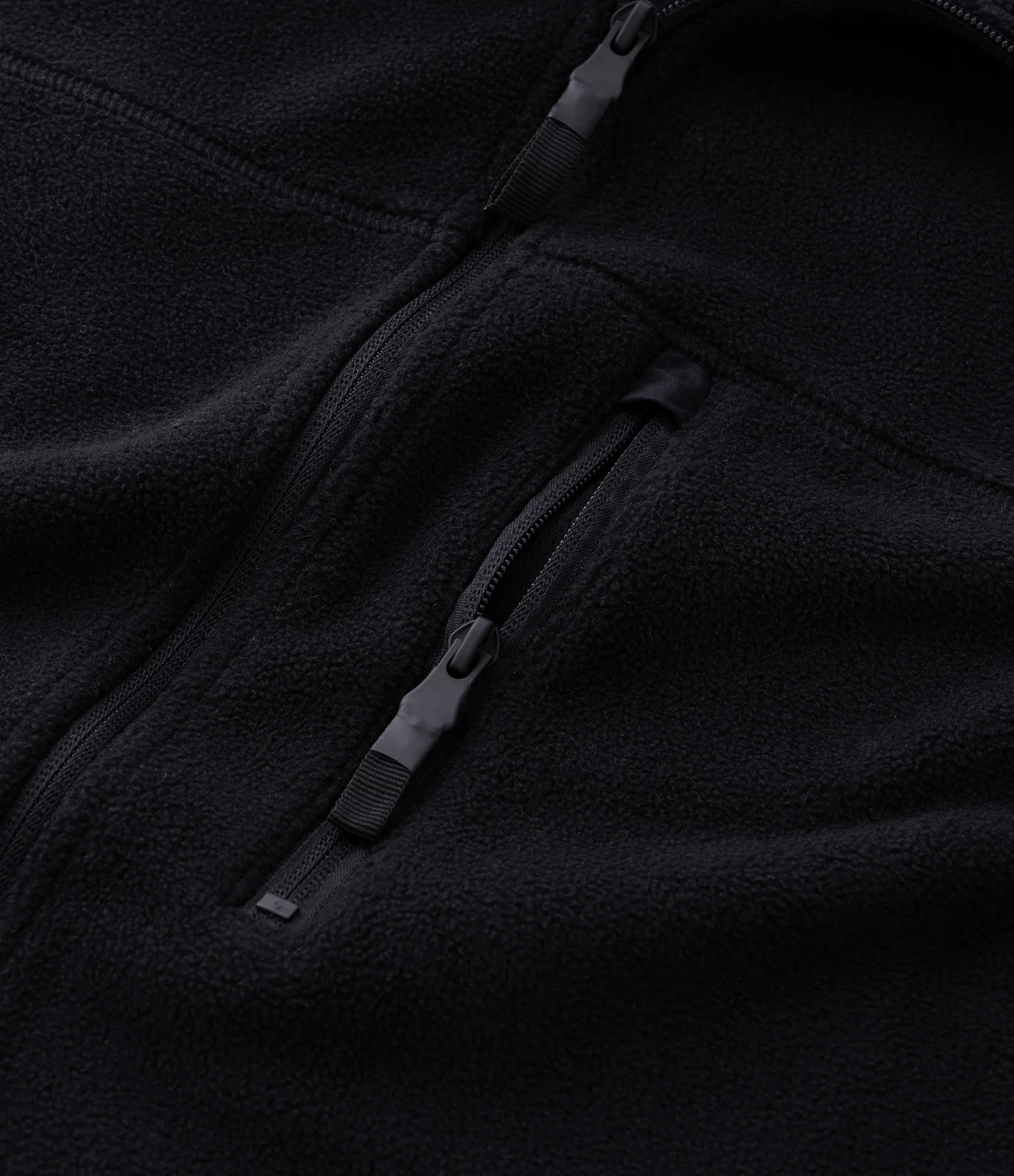 Blusão com Felpa Liso Preto 6