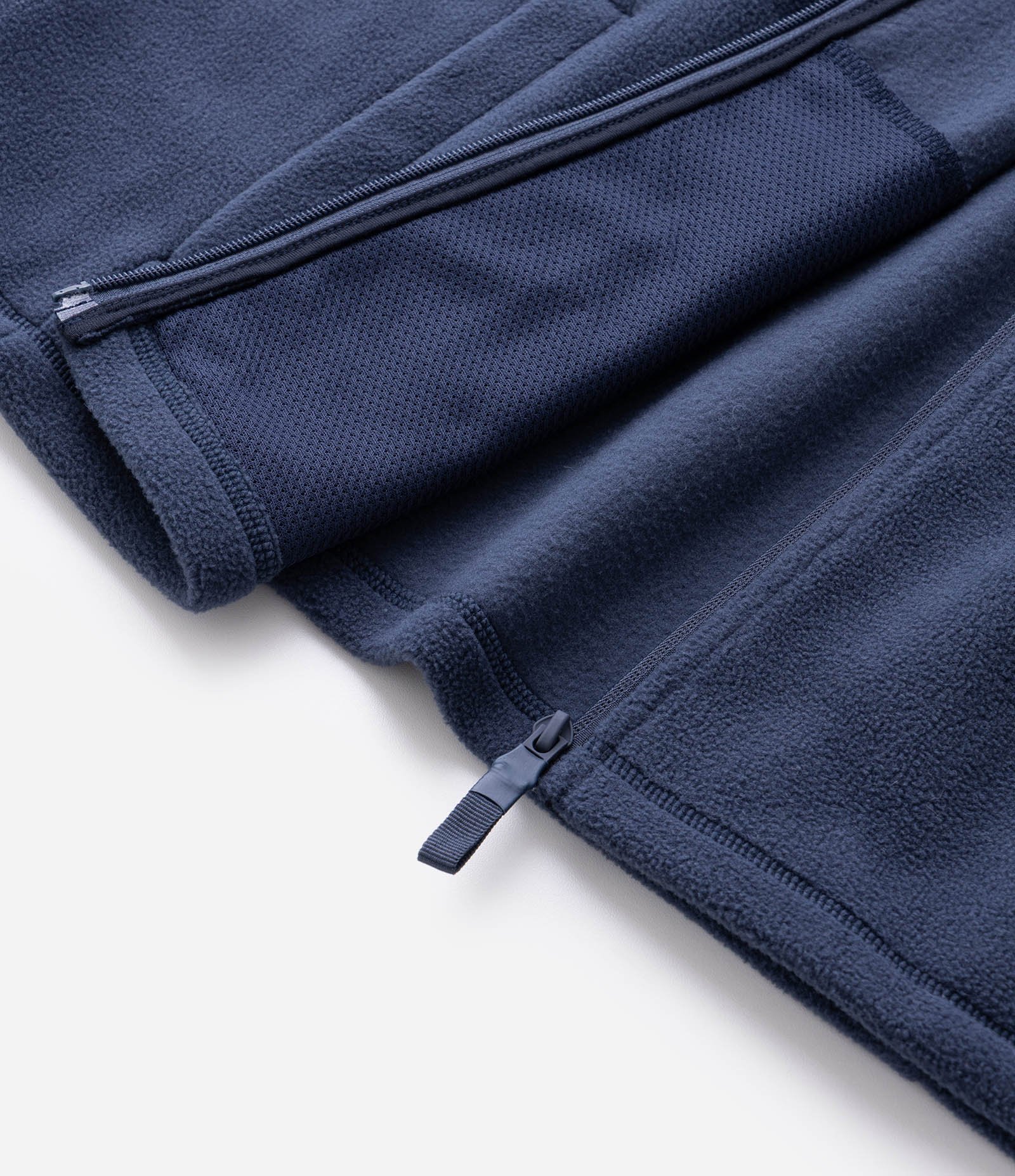 Blusão com Felpa Liso Azul 4