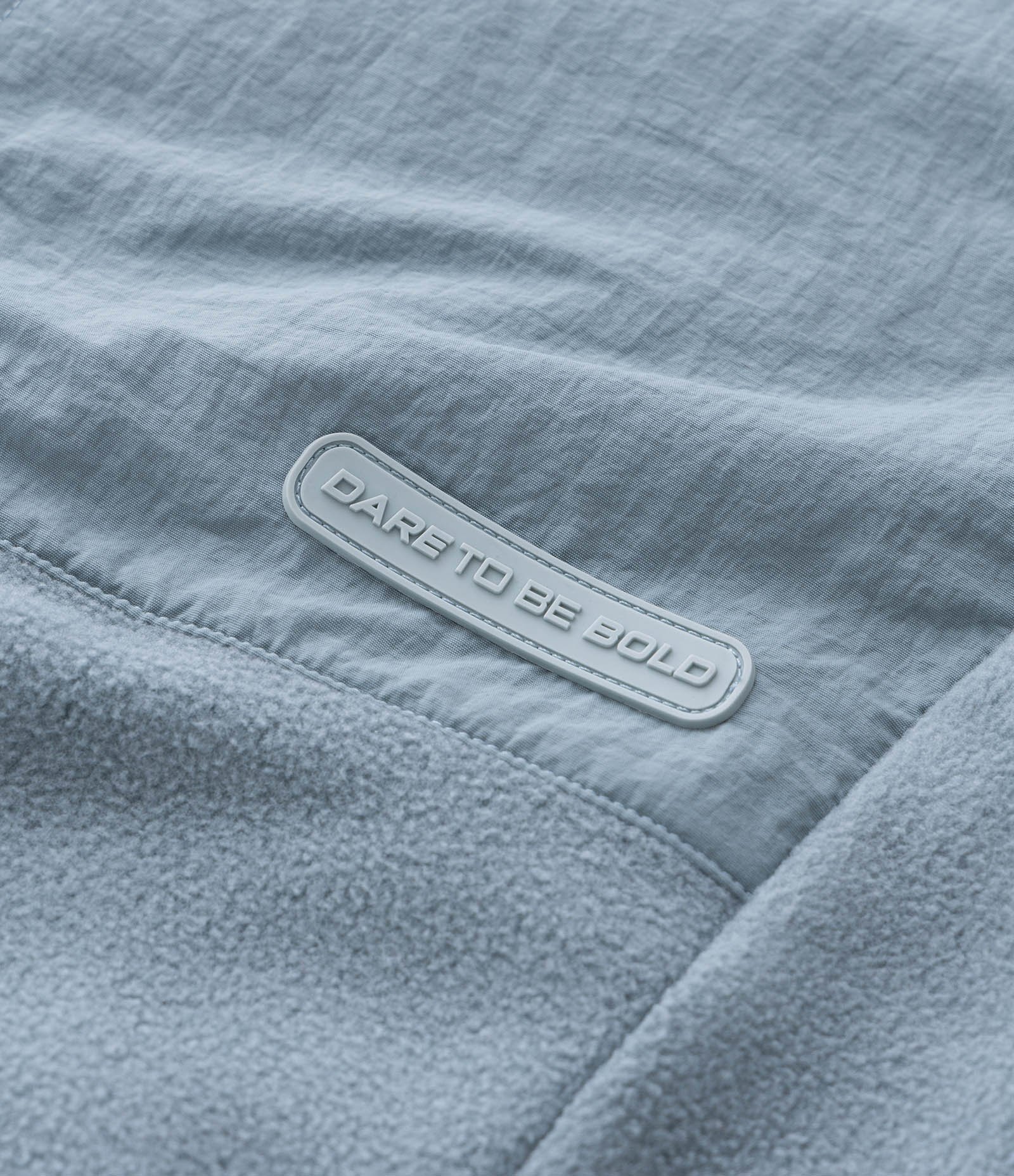Blusão Masculino Fleece com Capuz e Recorte em Tecido Plano Cinza 10