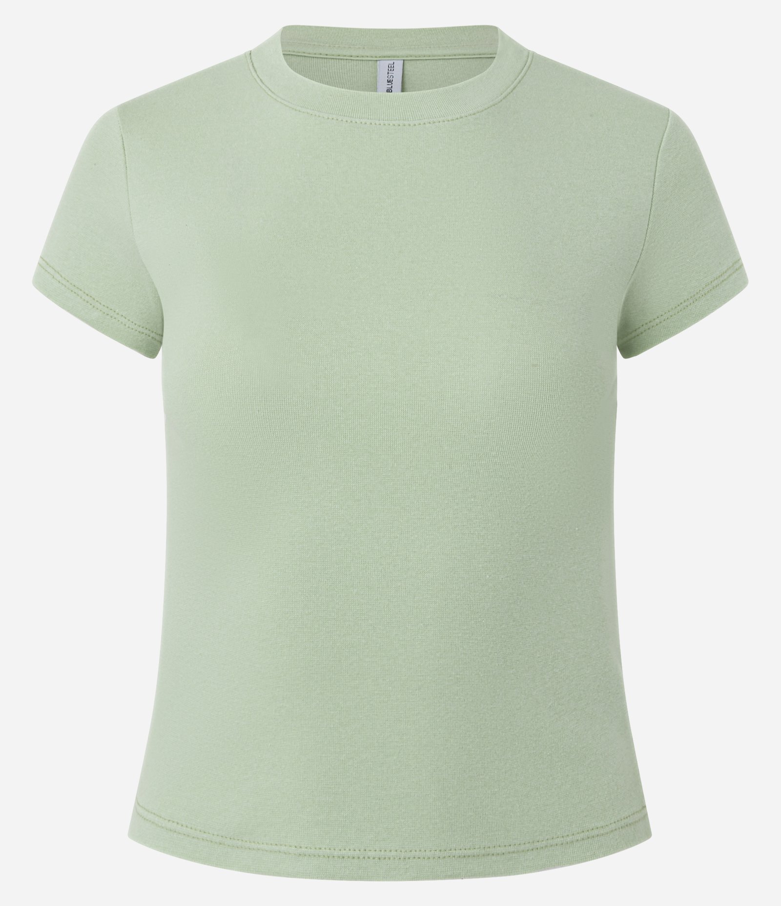Blusa Básica Justinha e Alongada em Ribana Verde 5