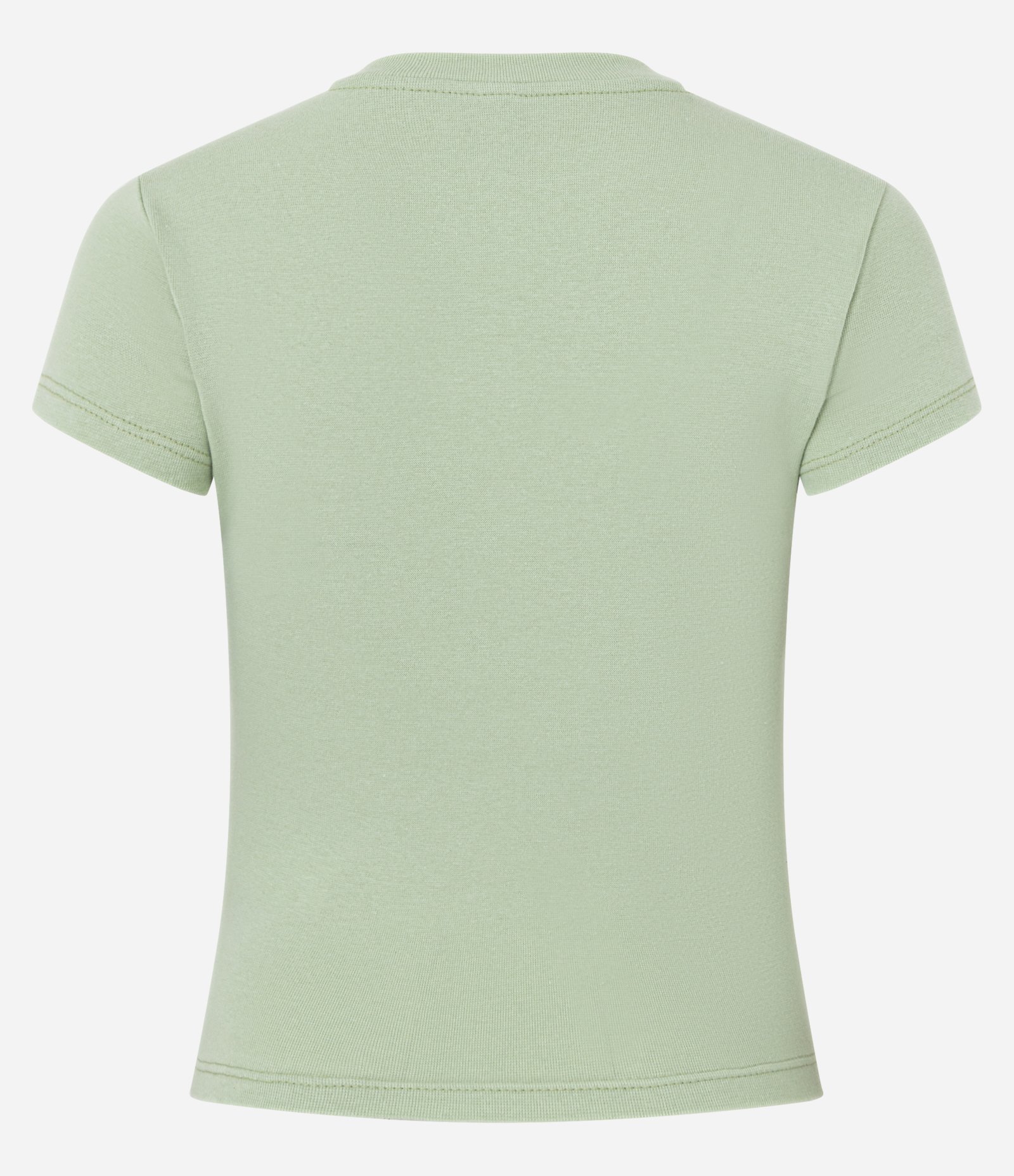 Blusa Básica Justinha e Alongada em Ribana Verde 7