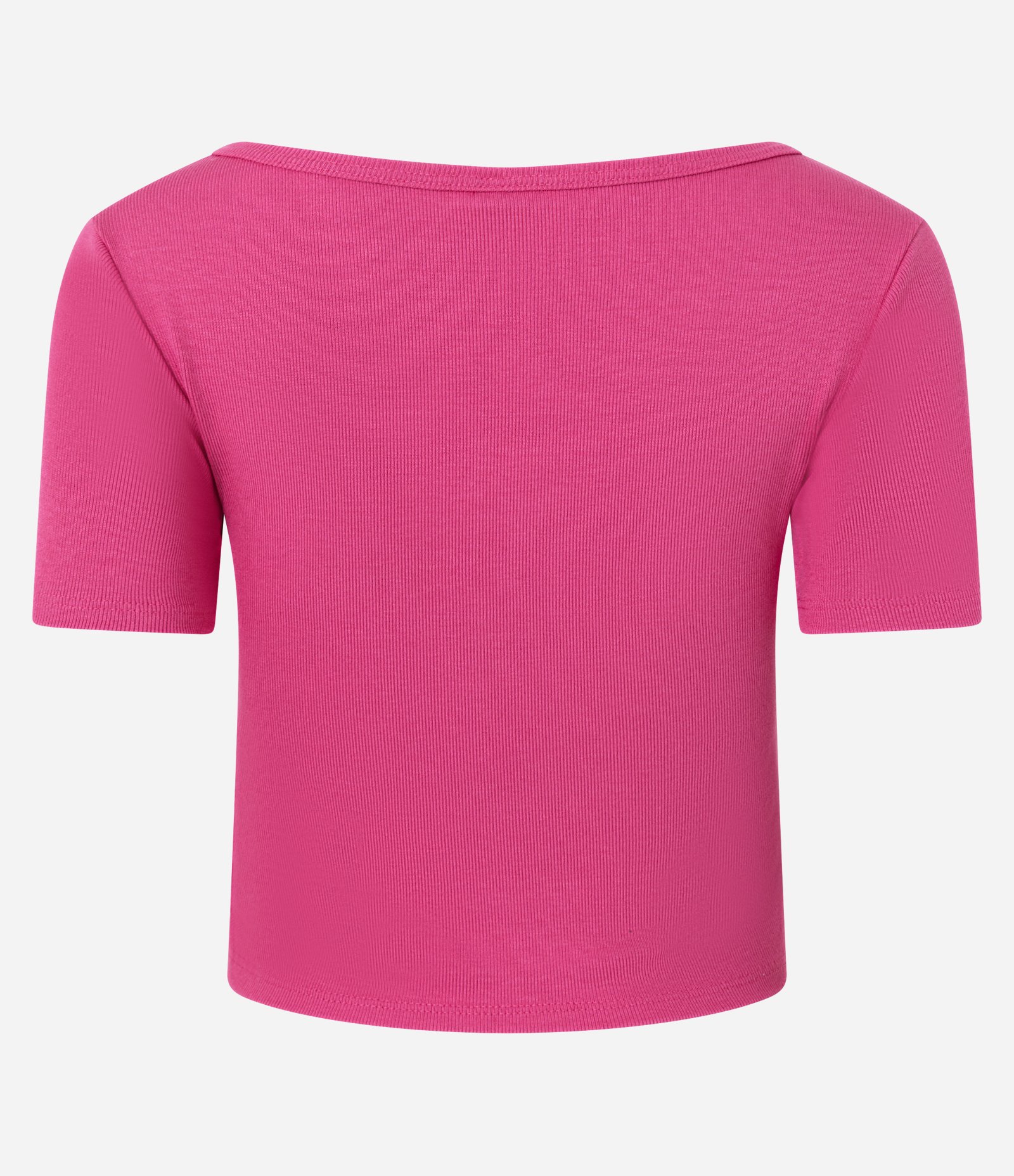 Blusa em Ribana com Botões no Decote Rosa 7