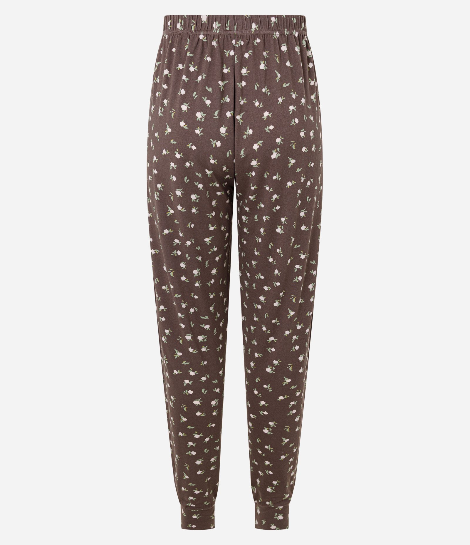 Calça de Pijama Jogger Peach Touch com Amarração no Cós Marrom 6