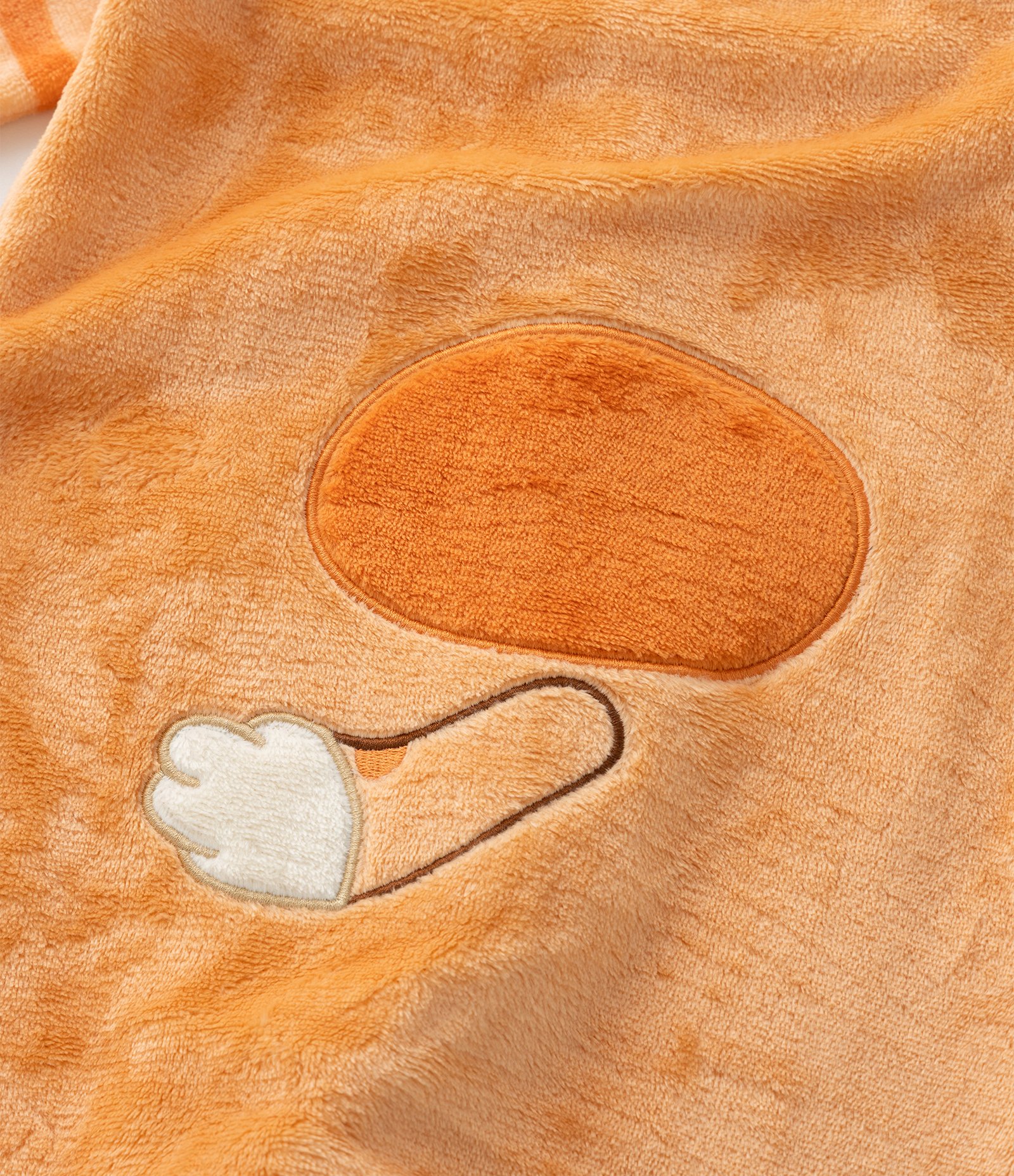 Pijama Infantil Jumper Bingo com Capuz 3D – Tam 2 a 8 Anos Laranja 9