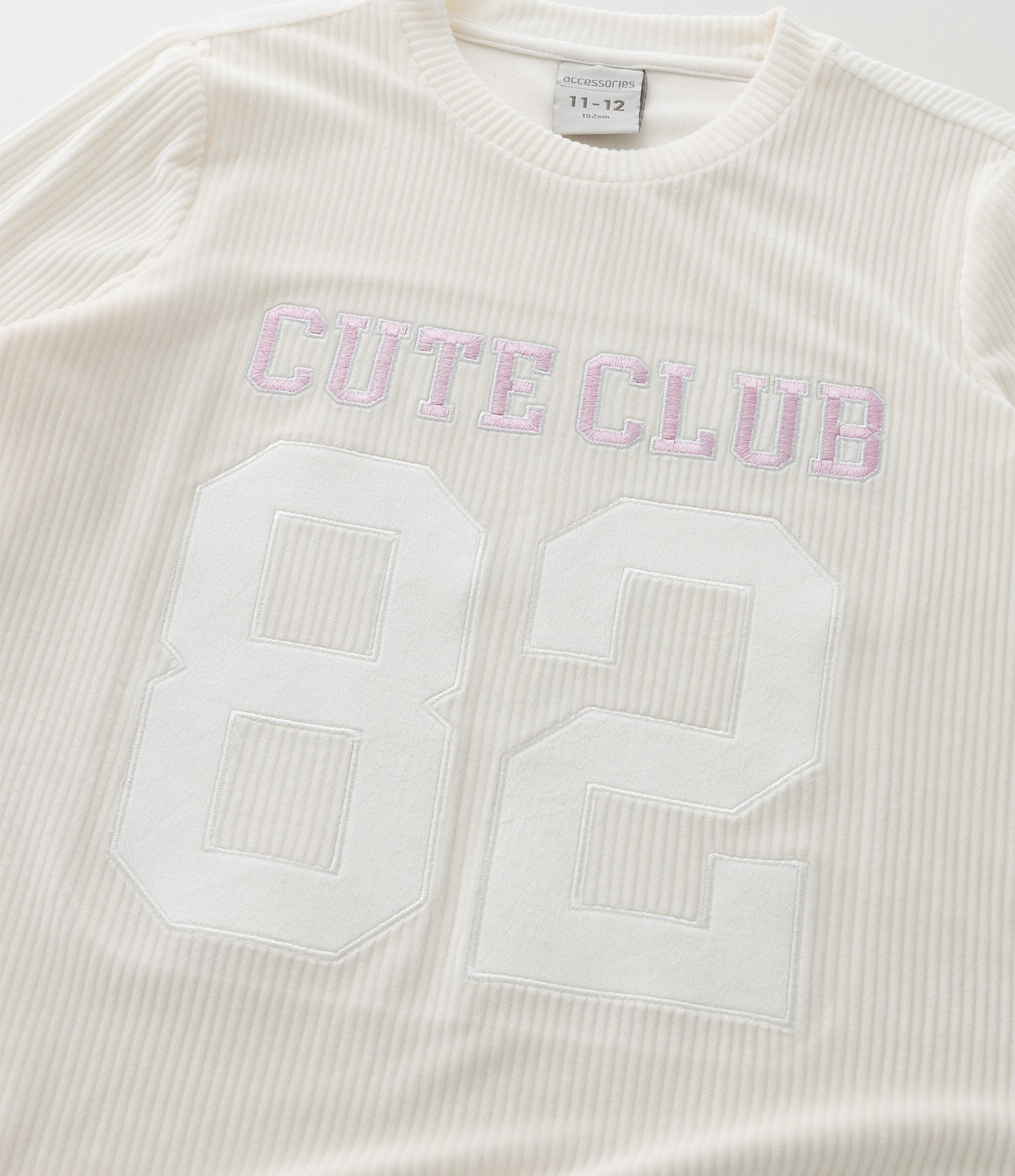 Pijama Infantil Canelado College com Calça Xadrez – Tam 7 a 16 Anos Off White 11