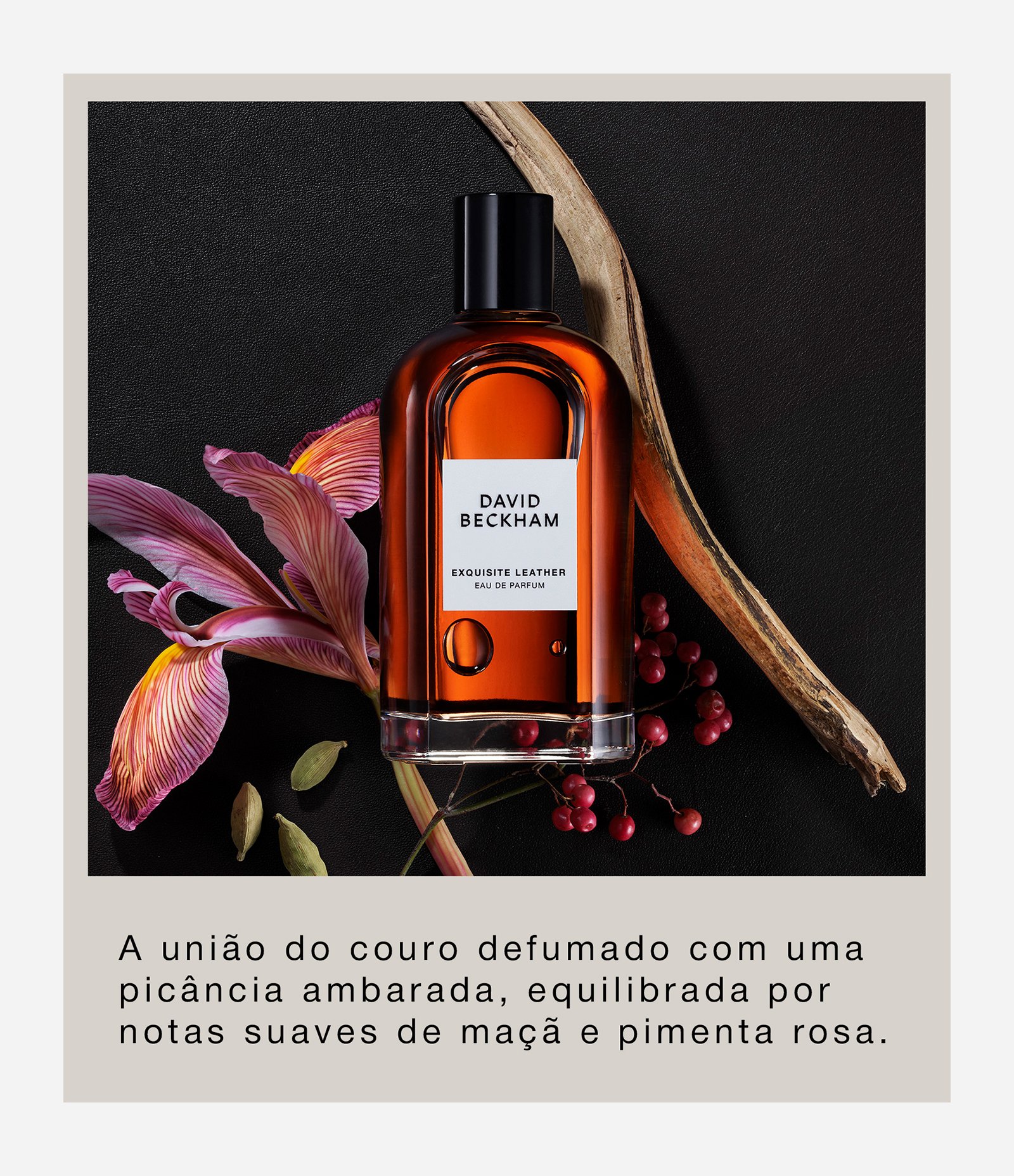 Perfume David Beckham The Collection Exquisite Leather Eau de Parfum Masculino  100ML 5