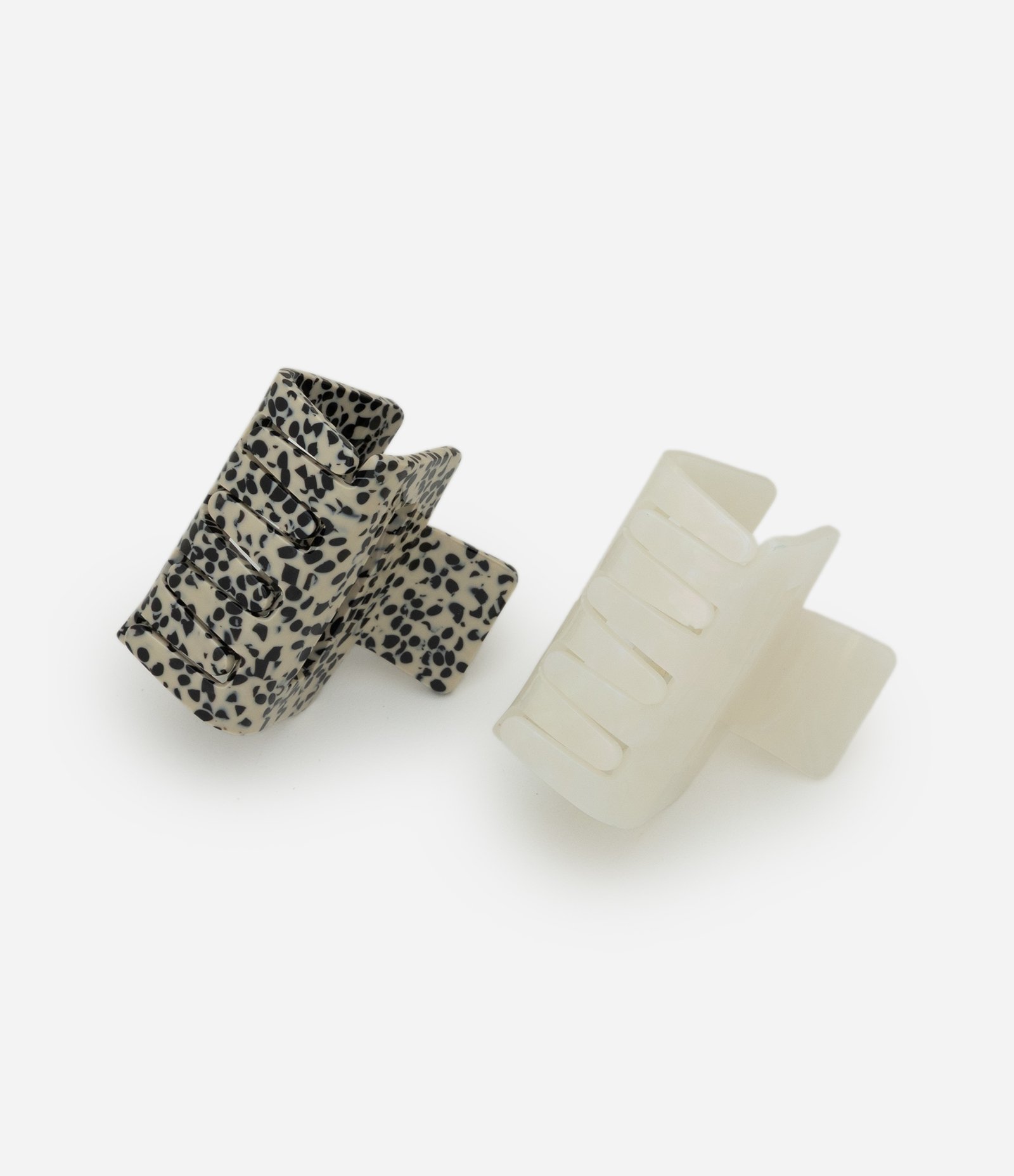 Kit 02 Piranha de Cabelo Formato Retangular Multicores 2