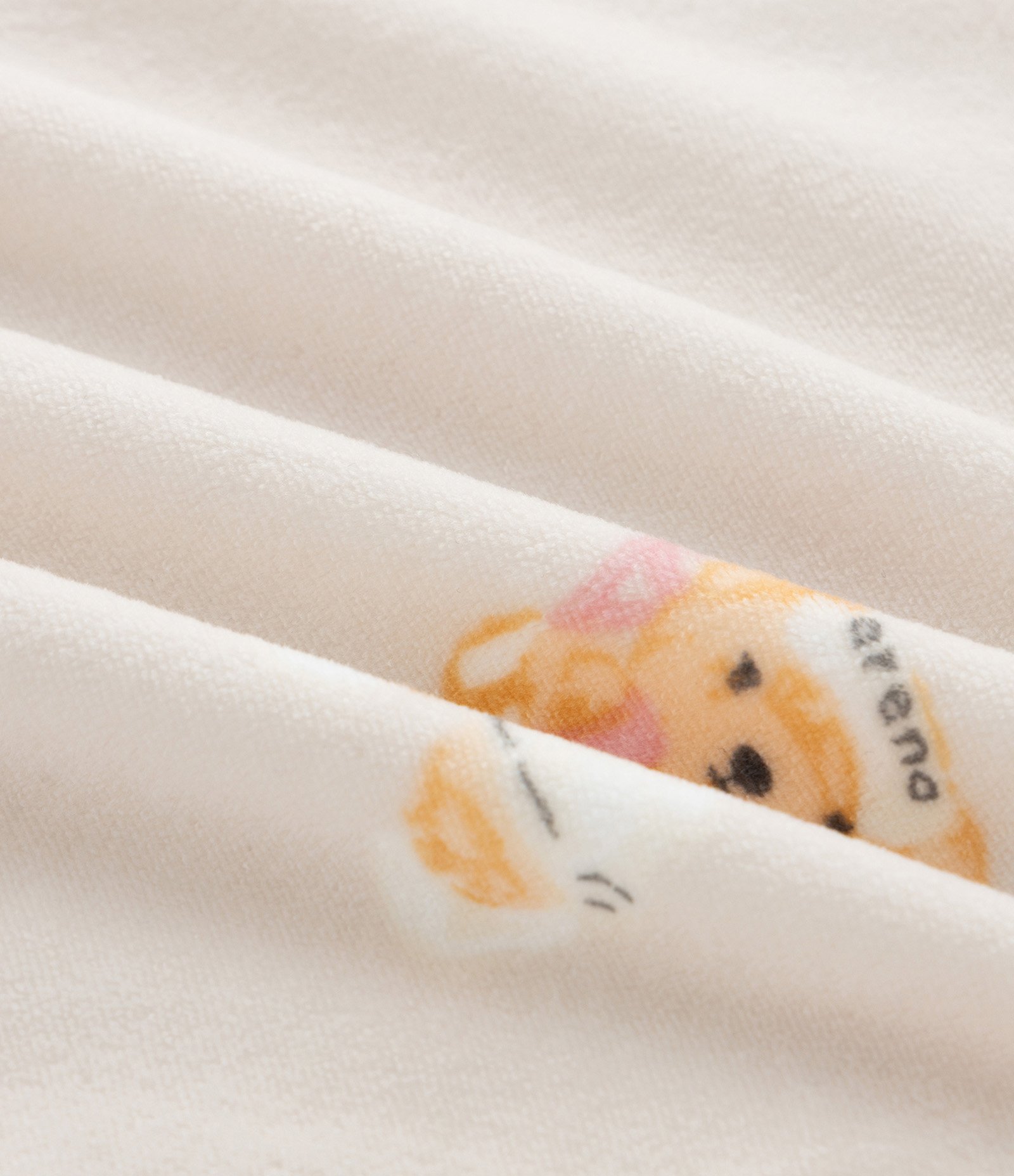 Pijama Infantil Blusa e Calça com Estampa de Urso  – Tam 4 a 16 Anos Bege Claro 6