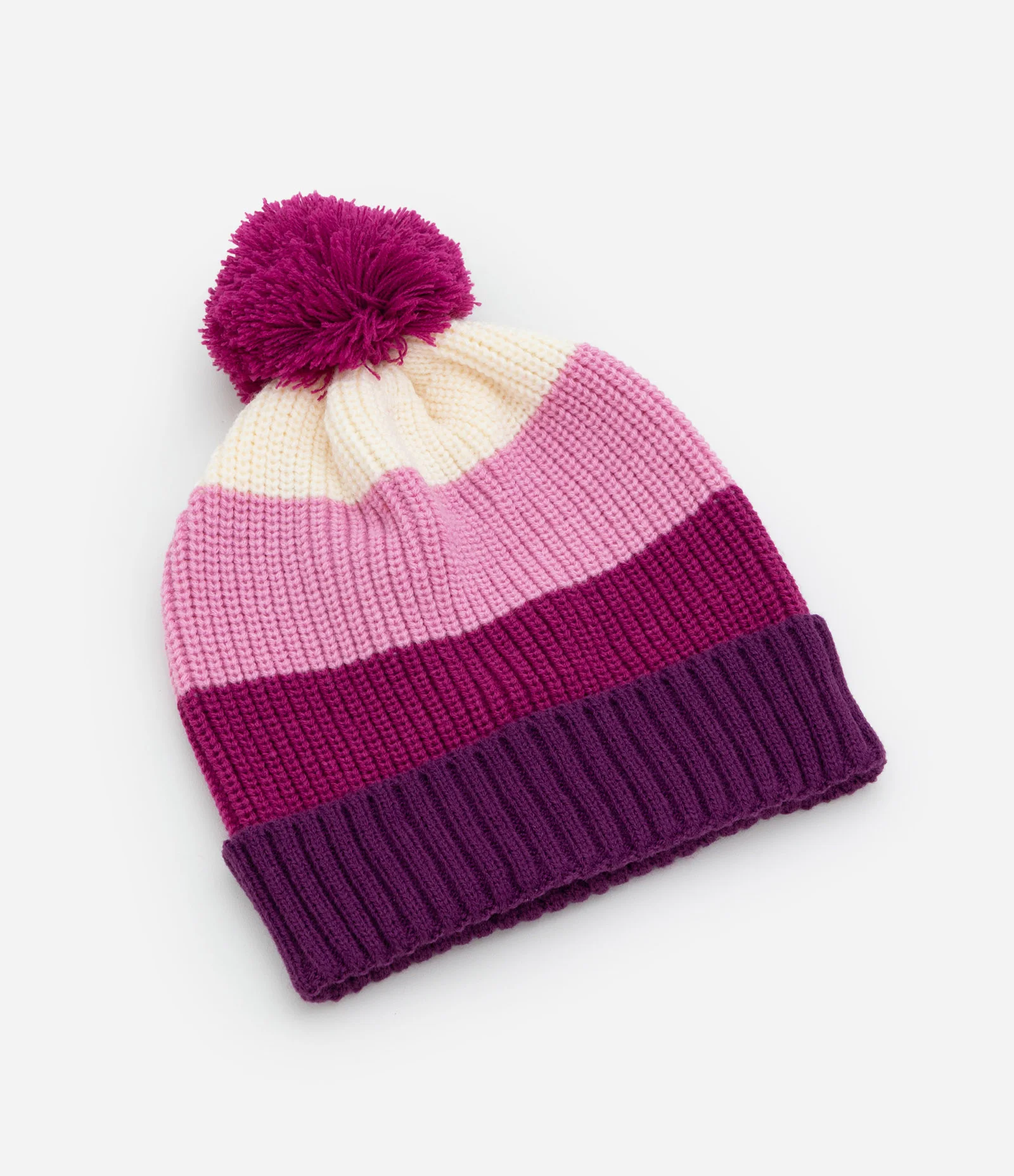 Touca Infantil em Tricô com Efeito Degradê – Tam U Sortido 1