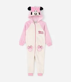 Pijama Infantil Jumper com Capuz Minnie – Tam 2 a 6 Anos