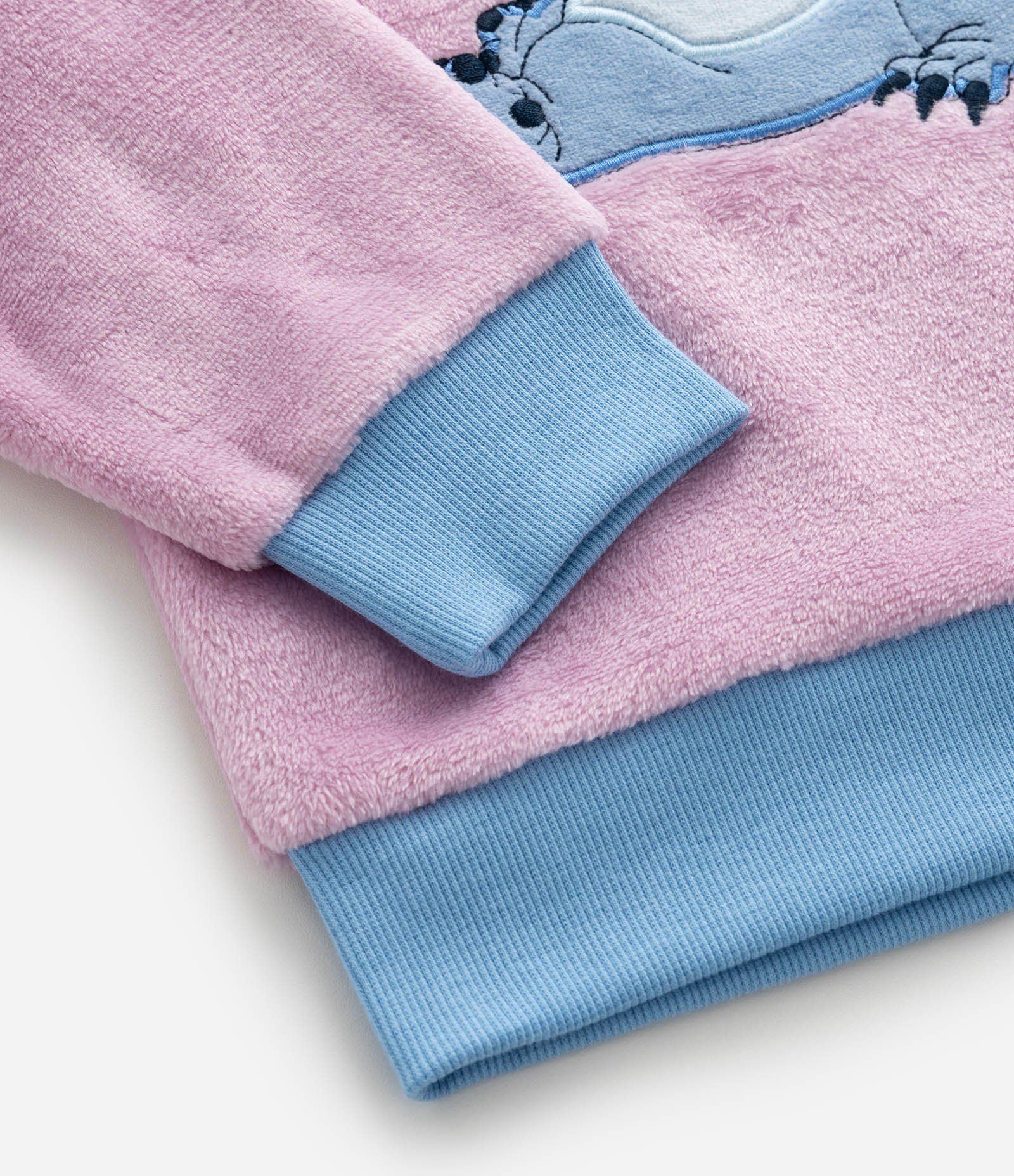 Pijama Infantil Longo Stitch e Angel – Tam 5 a 14 Anos Rosa/Azul/Branco 9