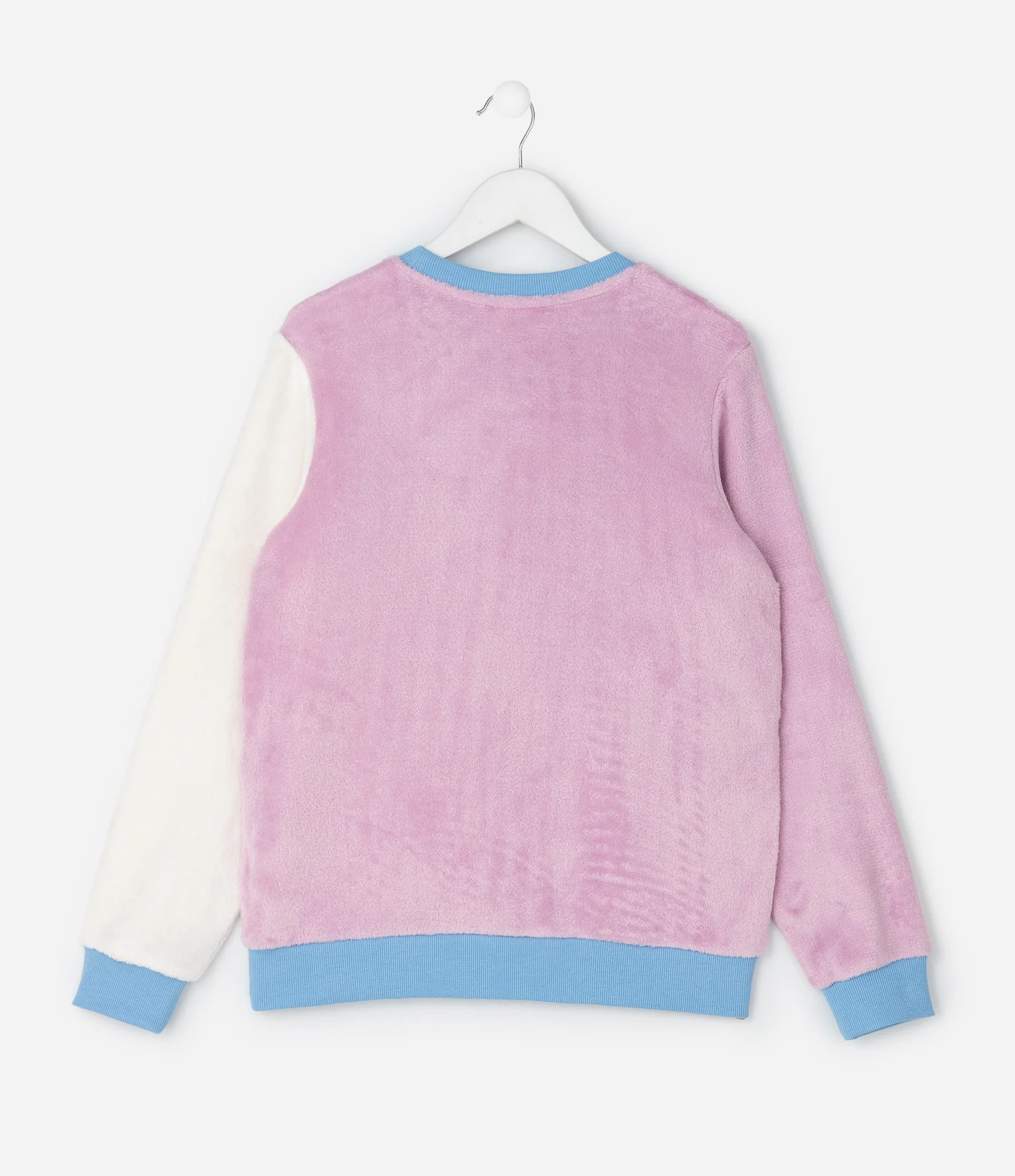 Pijama Infantil Longo Stitch e Angel – Tam 5 a 14 Anos Rosa/Azul/Branco 3