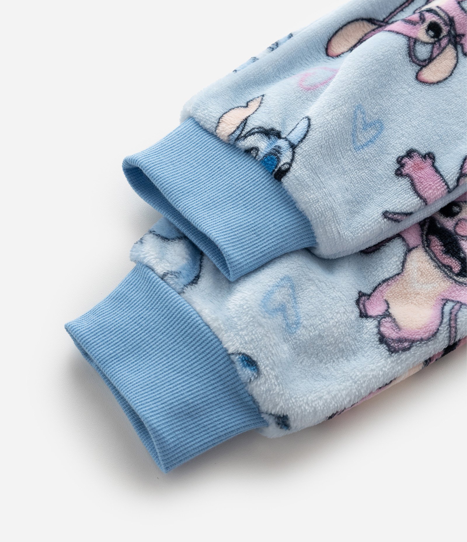 Pijama Infantil Longo Stitch e Angel – Tam 5 a 14 Anos Rosa/Azul/Branco 6