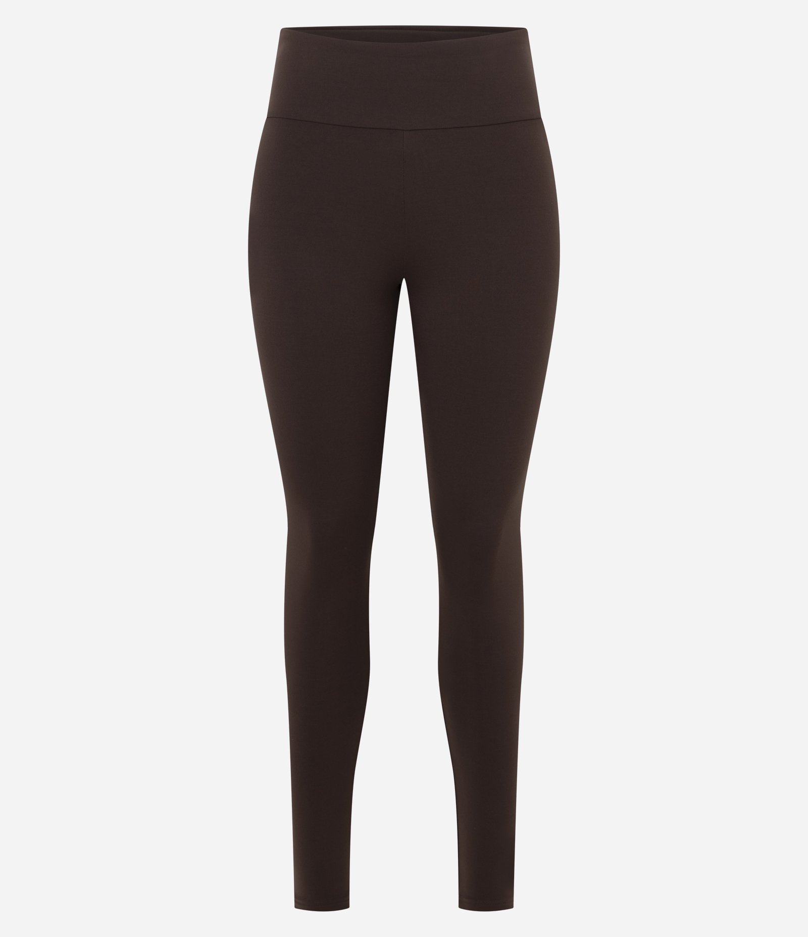 Calça Legging Esportiva em Poliamida com Cós Alto Marrom 5