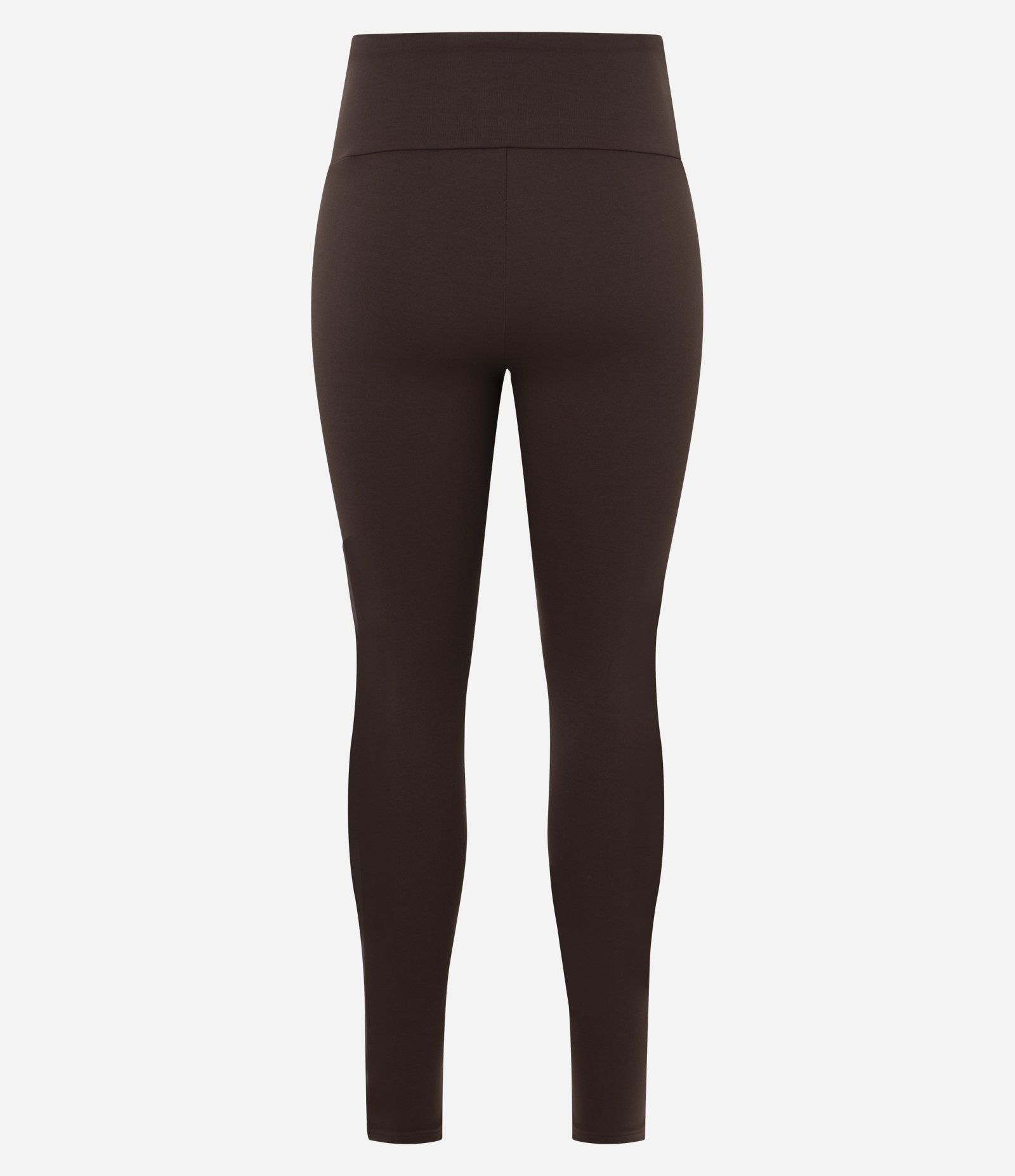 Calça Legging Esportiva em Poliamida com Cós Alto Marrom 6