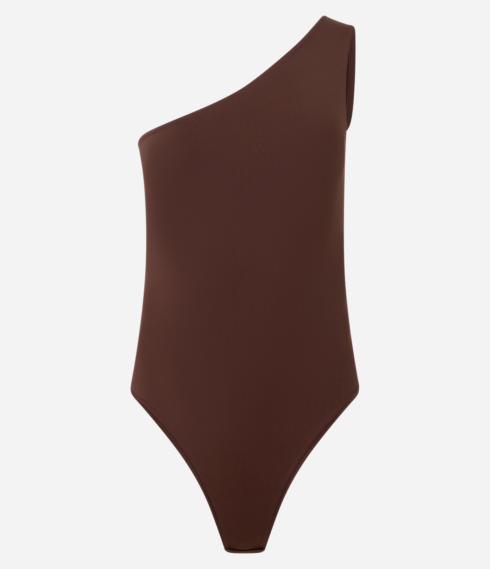 Body Ombro Único em Microfibra Marrom 4