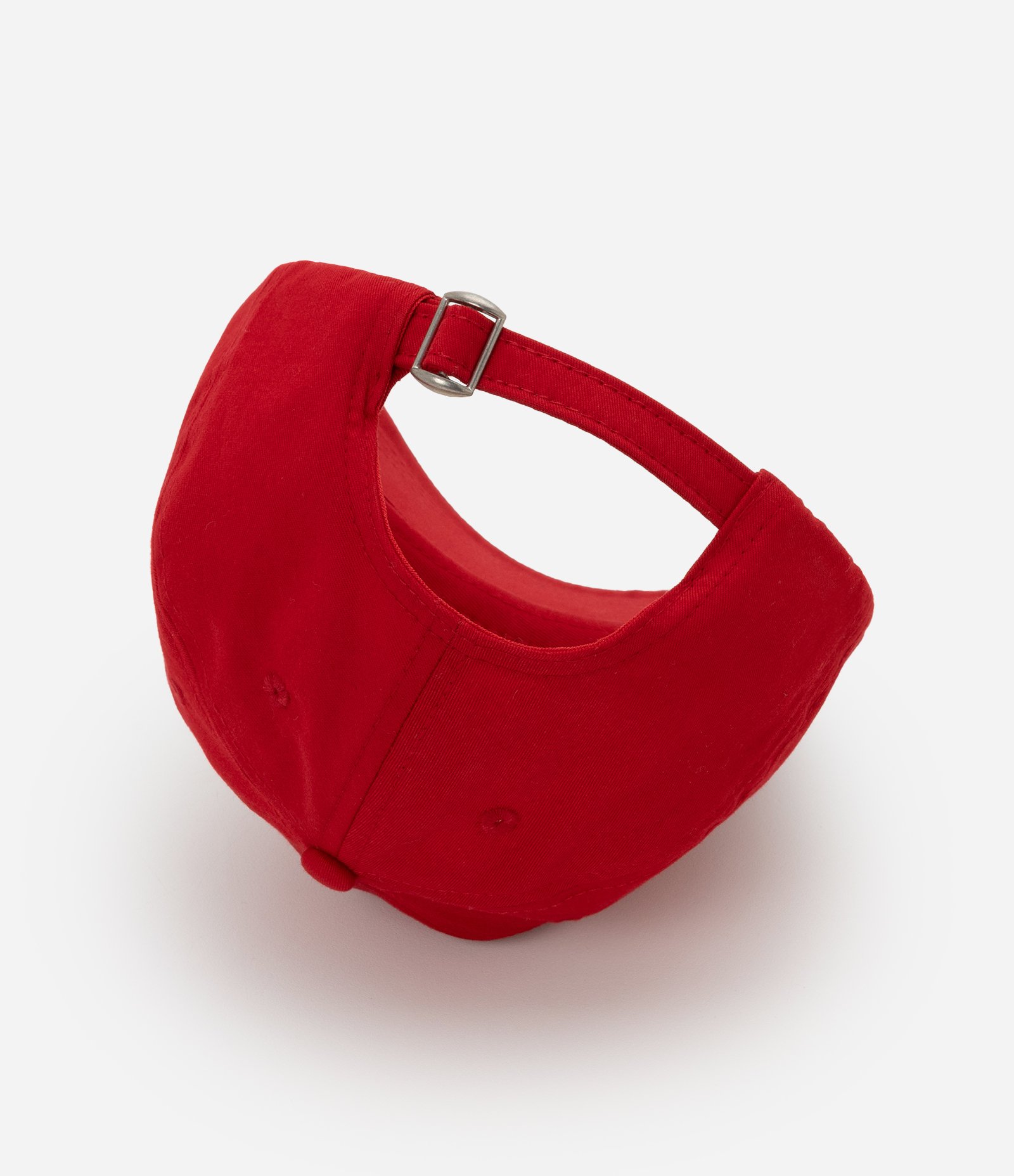 Boné Aba Curva em Sarja com Bordado Atlanta Vermelho 4