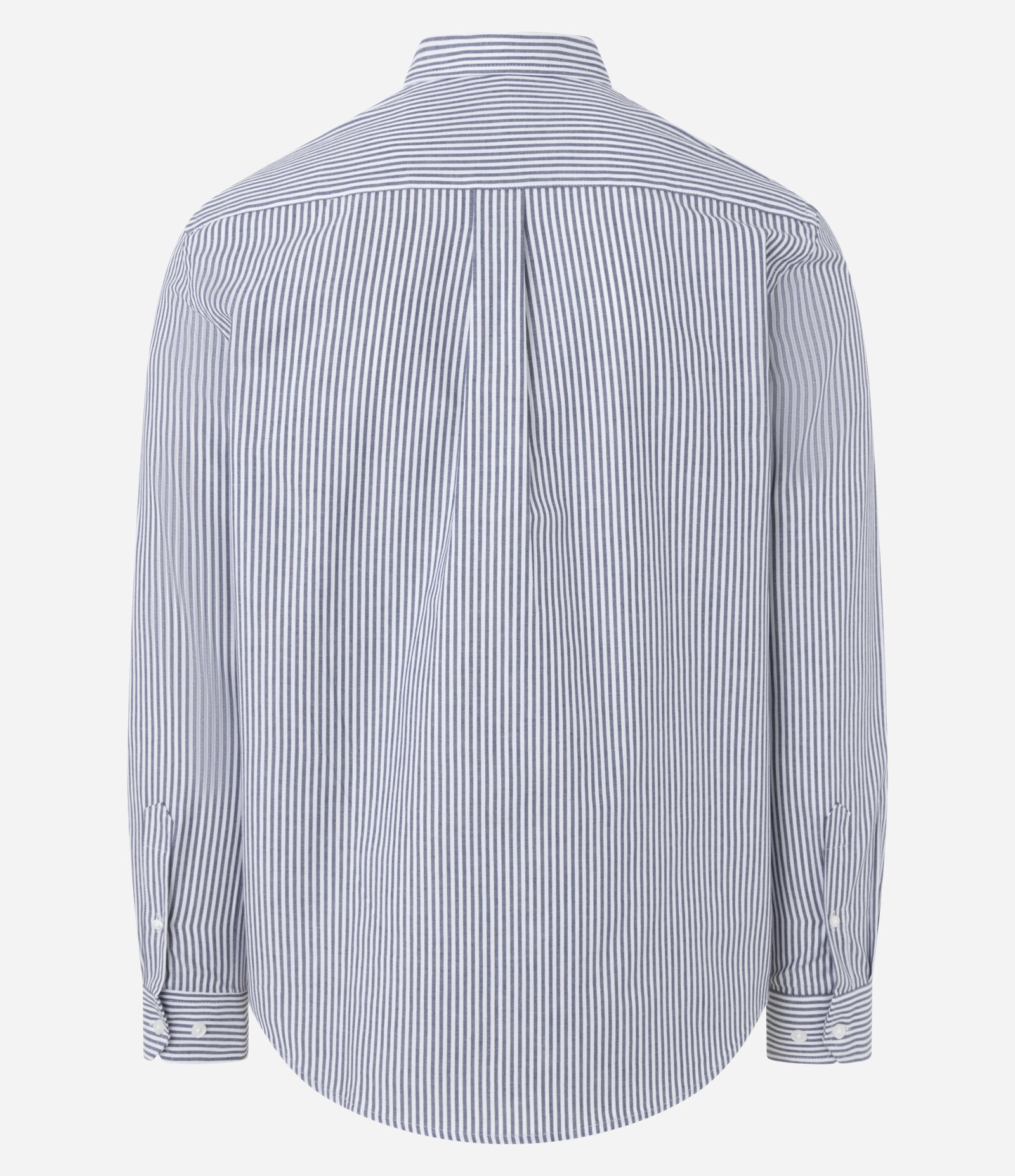 Camisa Regular em Oxford com Listras Azul 5
