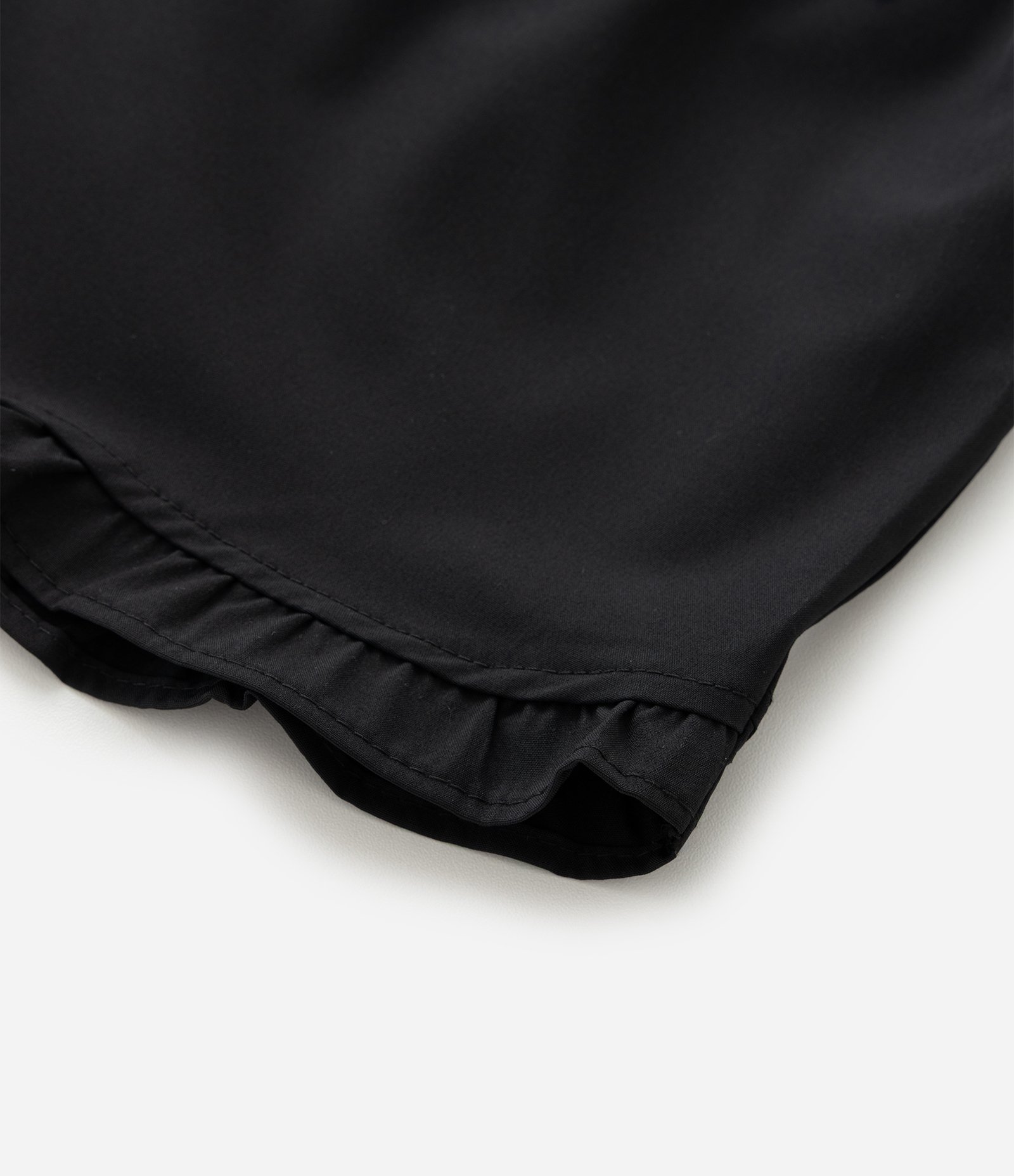 Short Infantil com Babados – Tam 5 a 14 Anos Preto 5