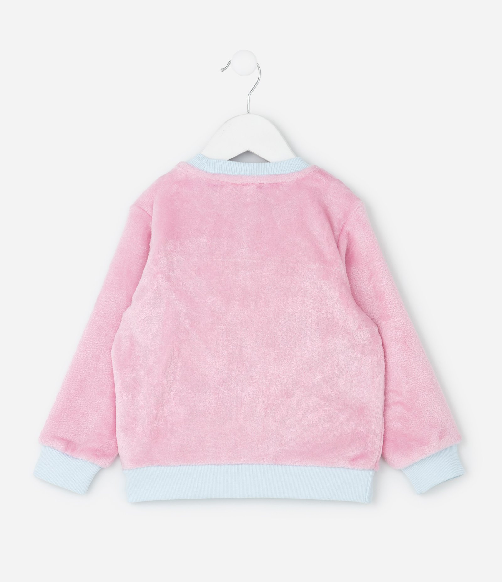 Pijama Infantil Longo com Estampa Hello Kitty – Tam 2 a 8 Anos Rosa/Azul Claro 3