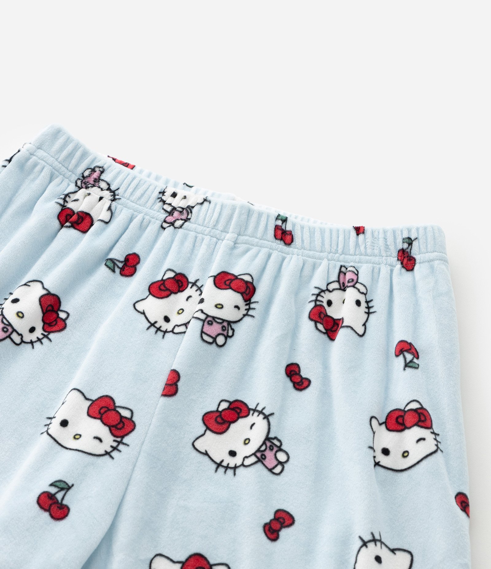 Pijama Infantil Plush Hello Kitty e Amigas - 5 ao 16 Anos Azul 8