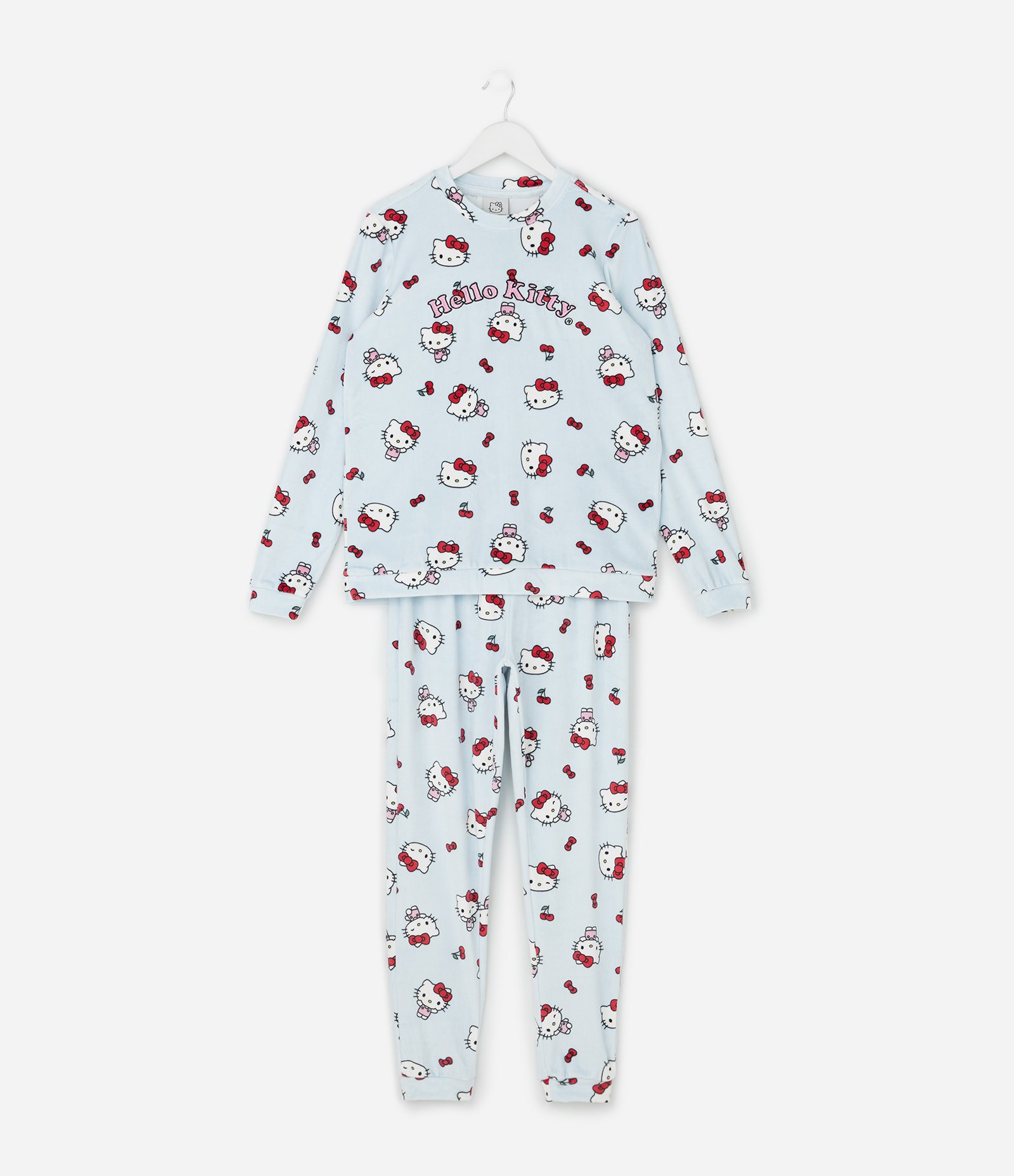 Pijama Infantil Plush Hello Kitty e Amigas - 5 ao 16 Anos Azul 1