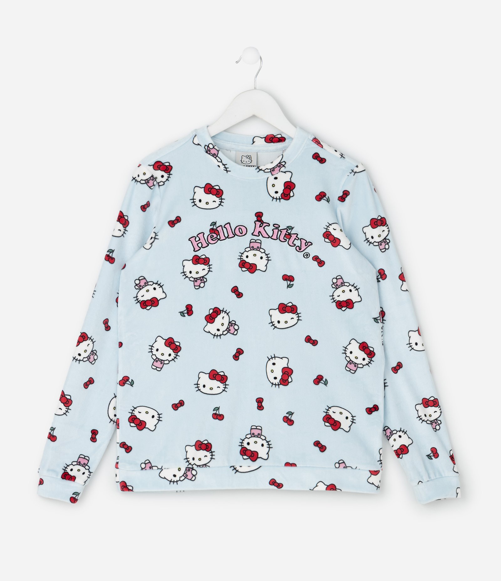 Pijama Infantil Plush Hello Kitty e Amigas - 5 ao 16 Anos Azul 2