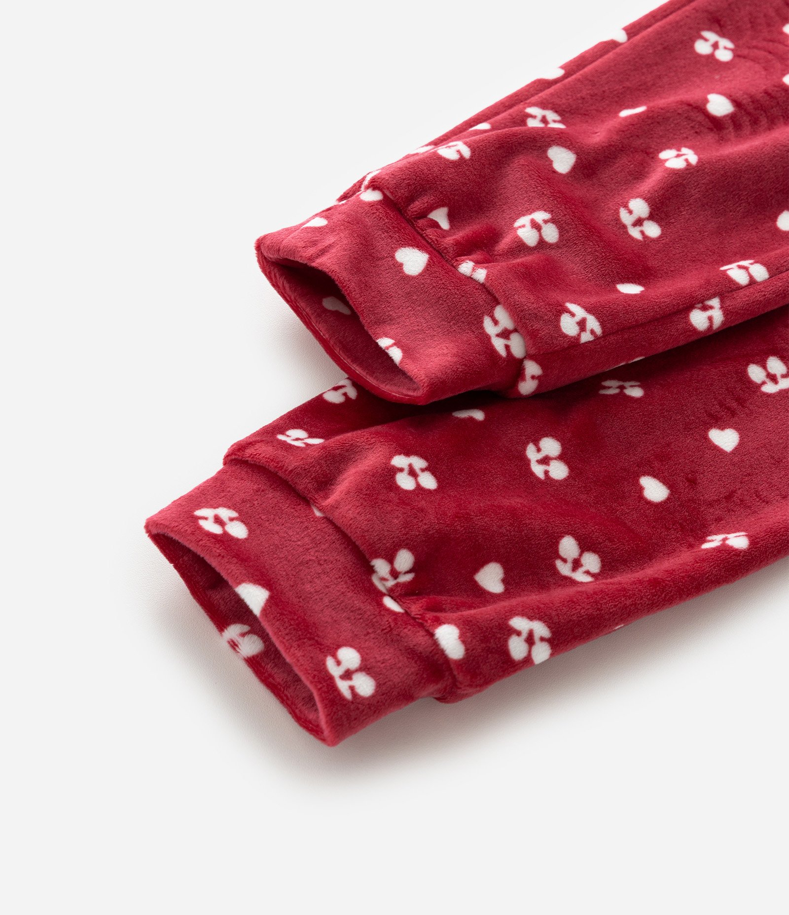 Pijama Infantil Longo com Bordado Lettering – Tam 8 a 16 Anos Vermelho/Branco 10