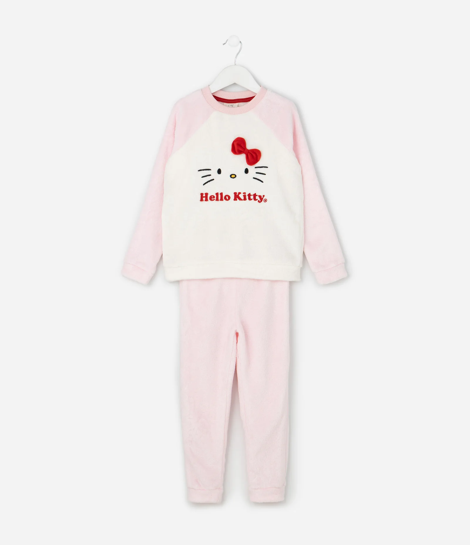 Pijama Infantil Fleece Hello Kitty - Tam 5 a 16 Anos Rosa 1