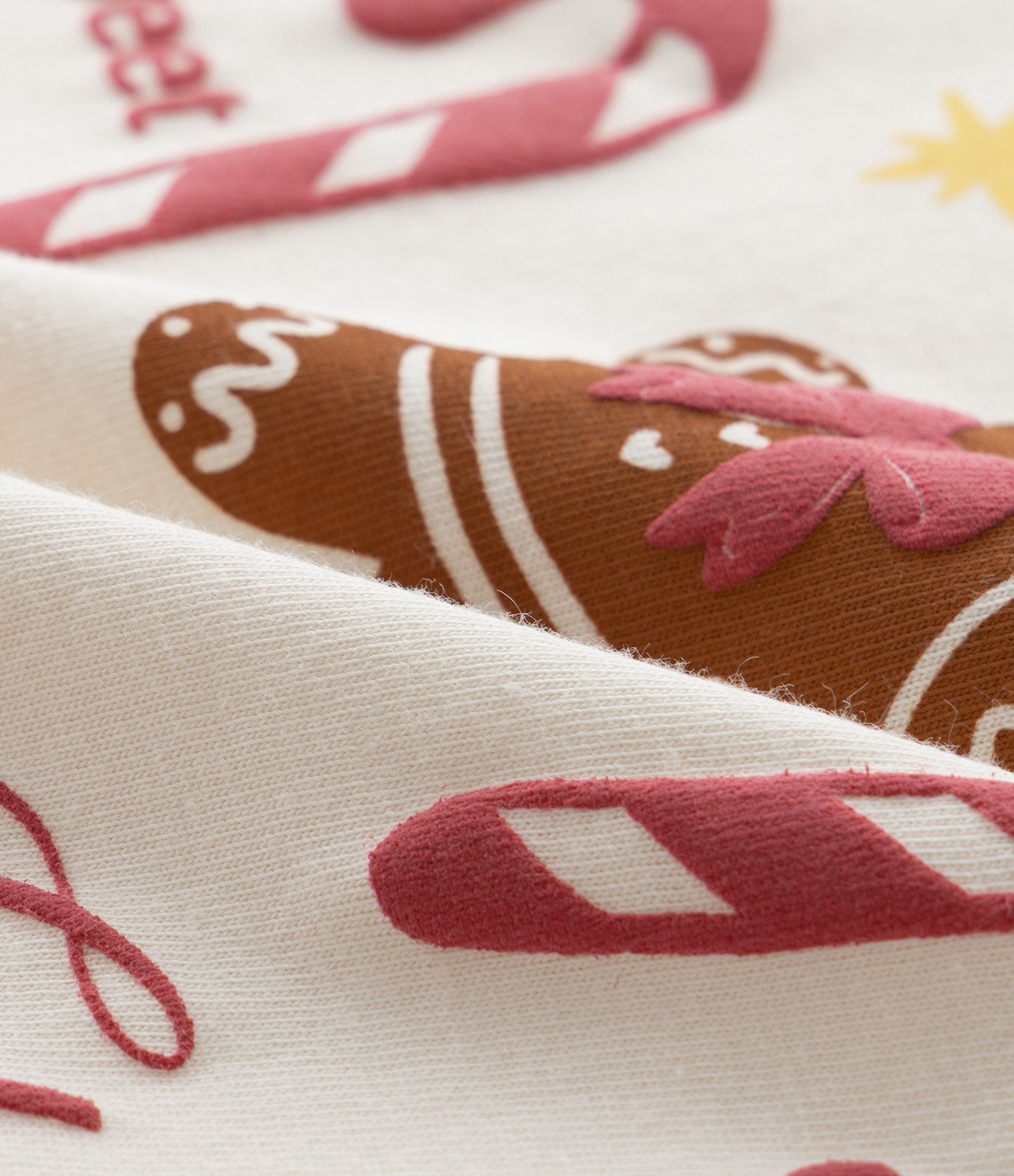 Camiseta Infantil com Estampa Natalina - Tam 1 a 6 Anos Bege 3